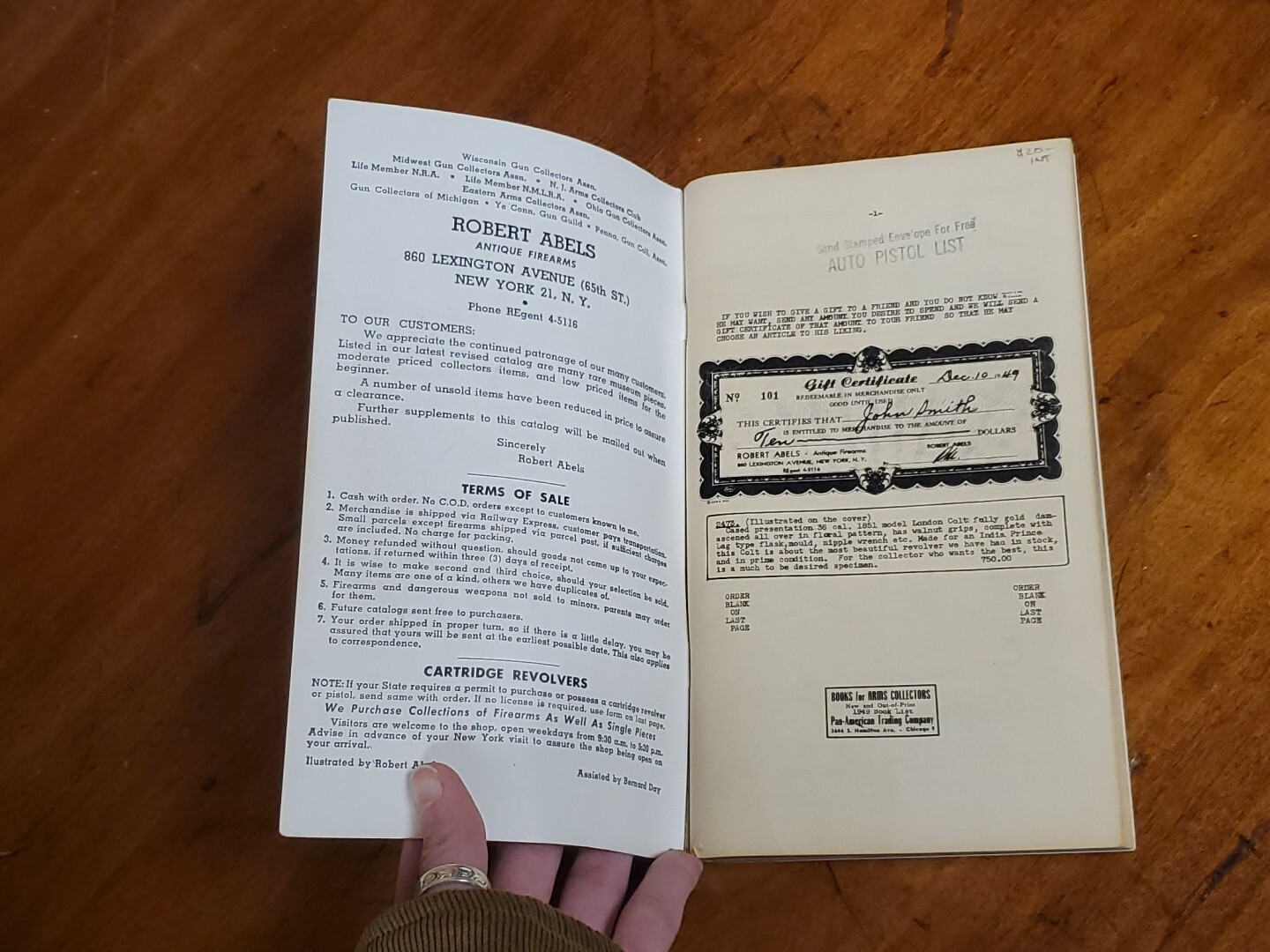 Antique Firearms & Edged Weapons / Robert Abels – Catalog No. 27