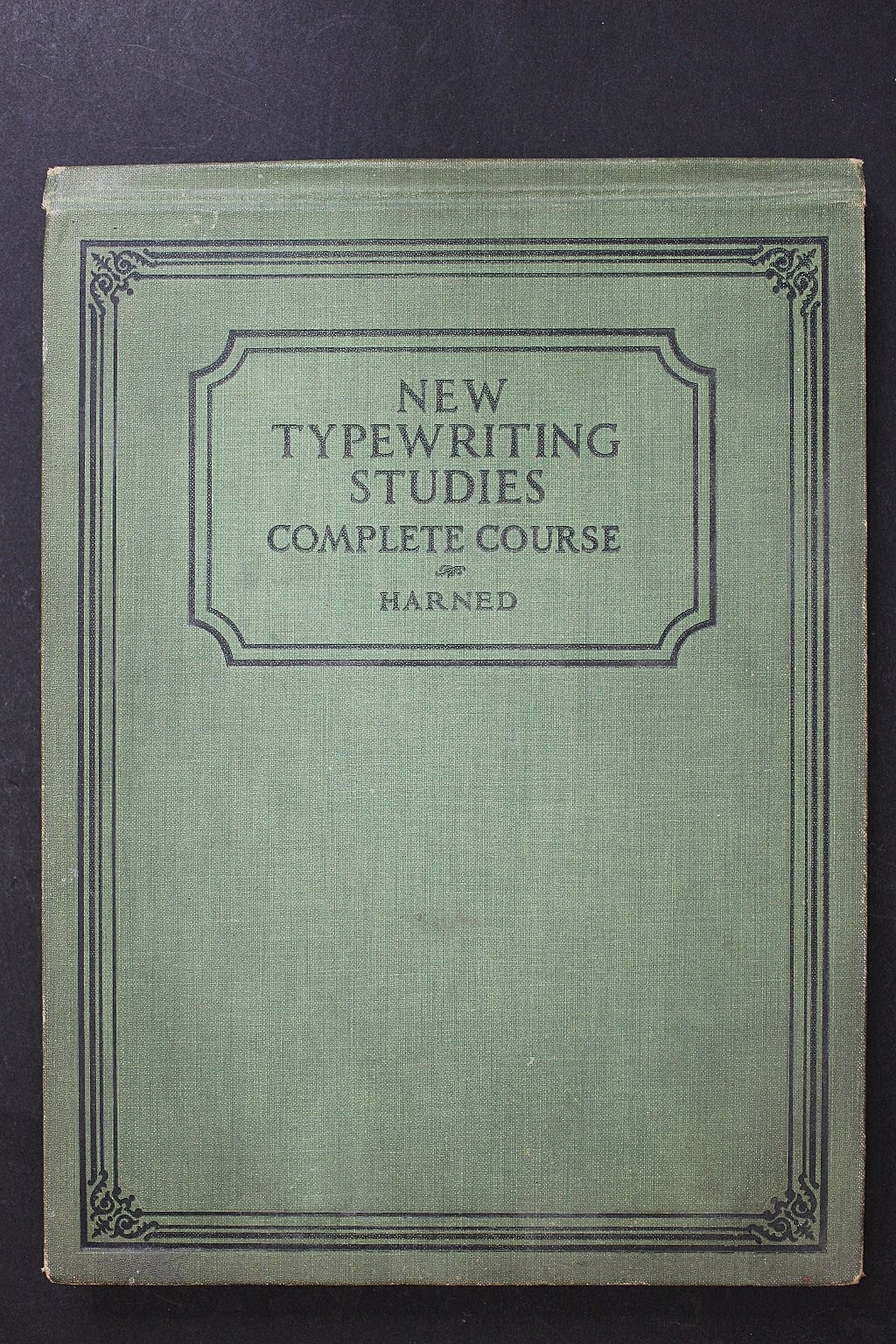 New Typewriting Studies Complete Course Harned 1929 Typing Hermes Rocket