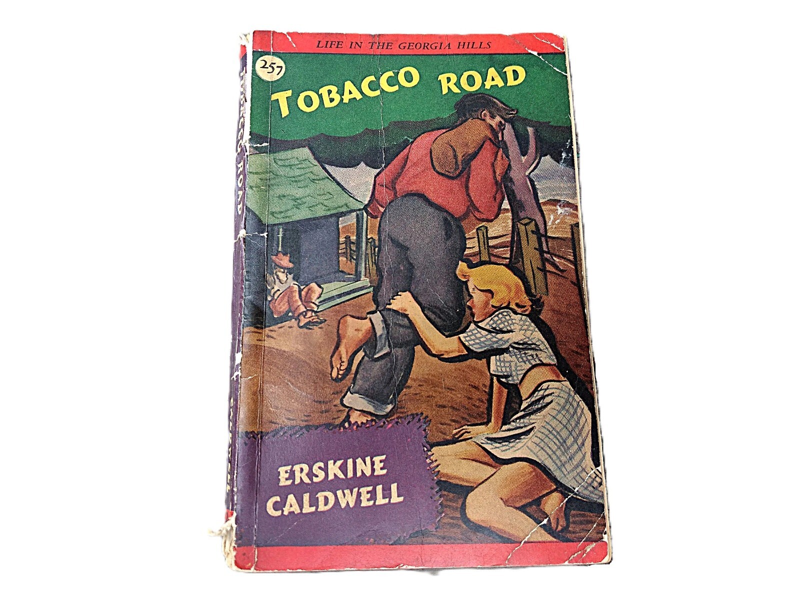 Vintage 1940s Paperback Book „Tobacco Road“ by Erskine Caldwell – Georgia USA