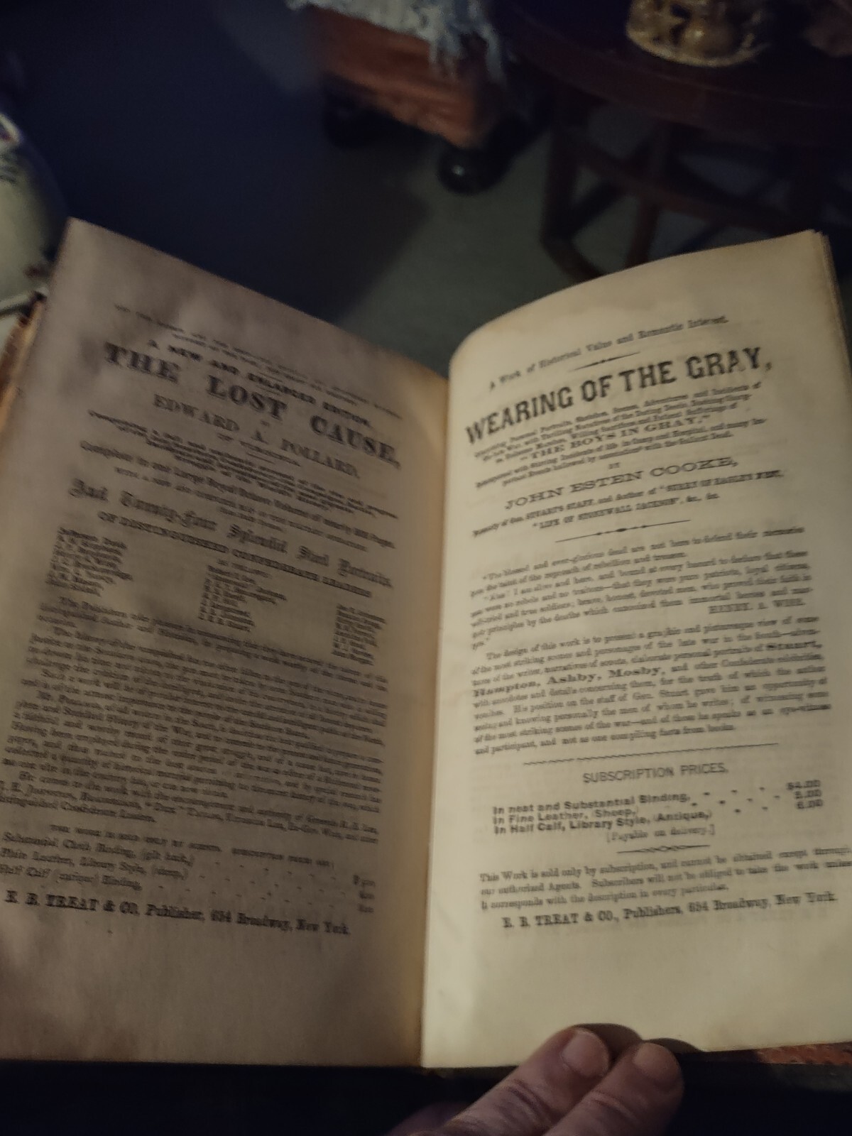 THE LIFE, TIMES, AND TRAVELS OF ST. PAUL 1st Edition, 1869, 3/4 Leather,Map