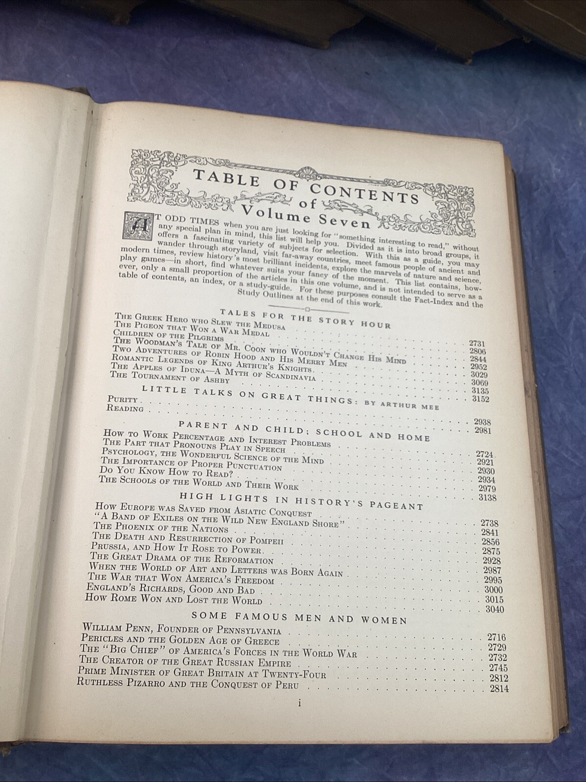 F E Compton’s 1924 Pictured Encyclopedia and Fact-Index – Set of 10 Books