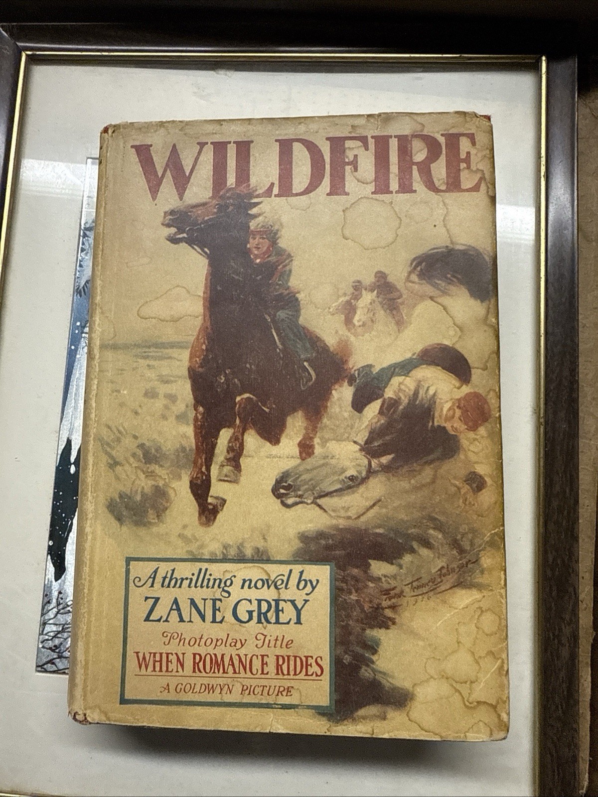 Zane Grey WILDFIRE Grosset & Dunlap PHOTOPLAY When Romance Rides HCDJ
