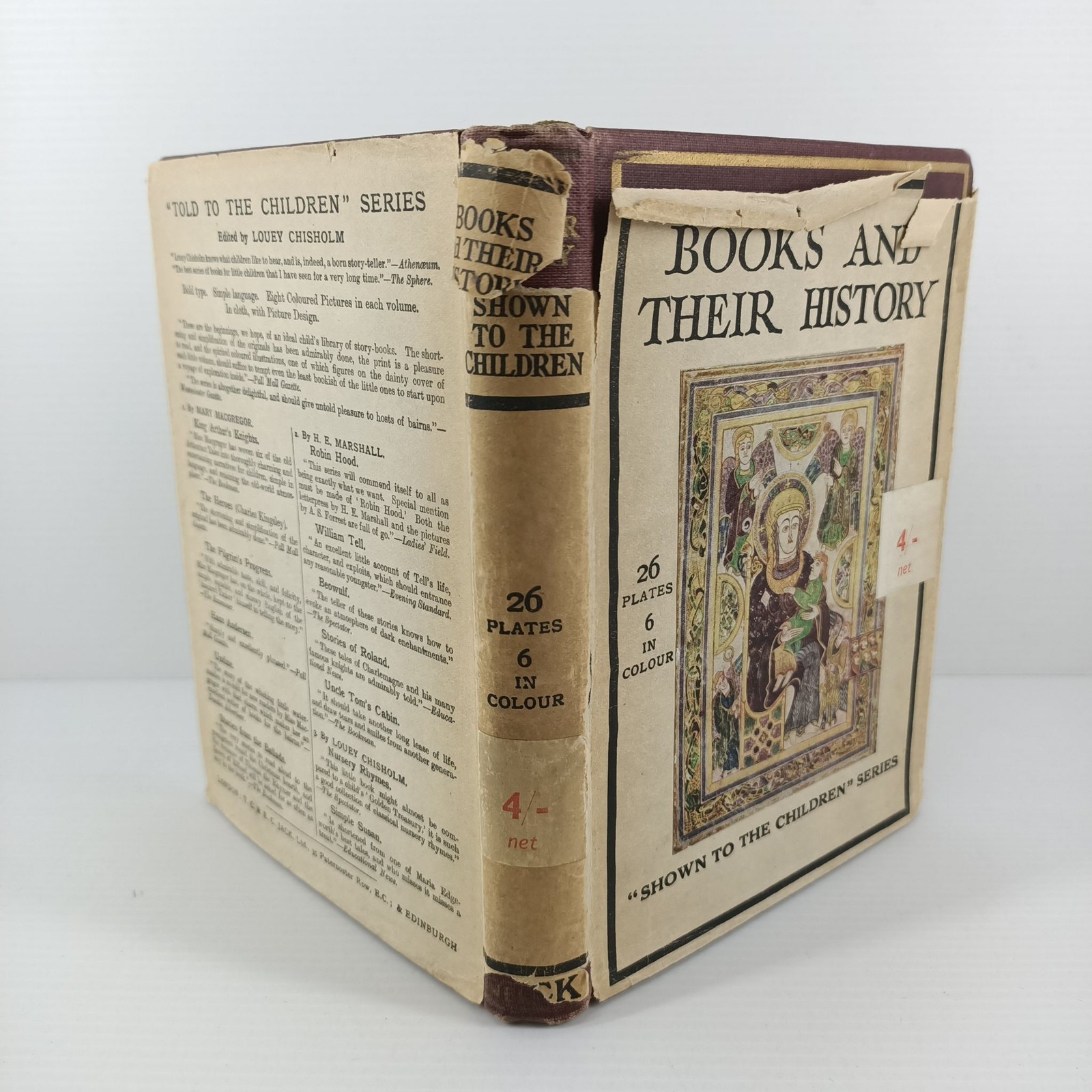 R N D Wilson Books and Their History Vintage Illustrated Childrens Book DJ