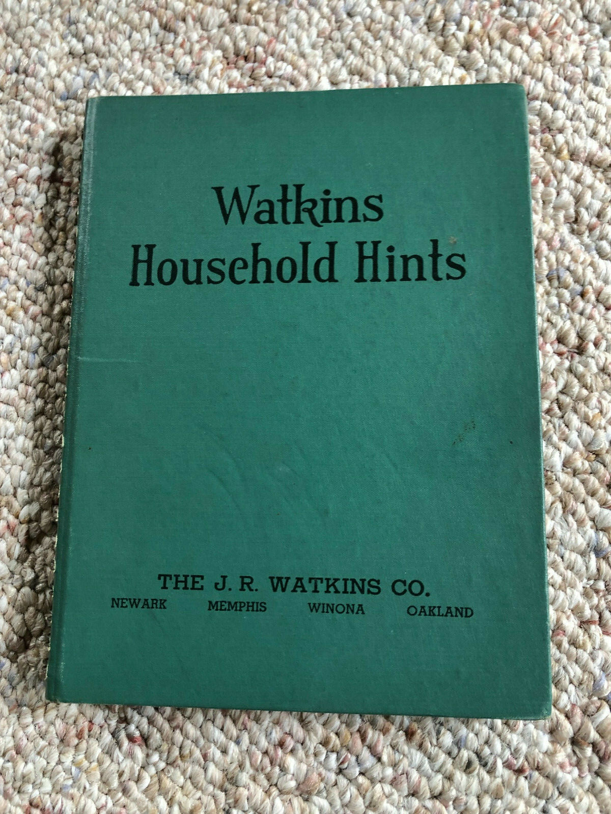 Watkins Household Hints, J. R. Watkins & Co. by Elaine Allen, 1941