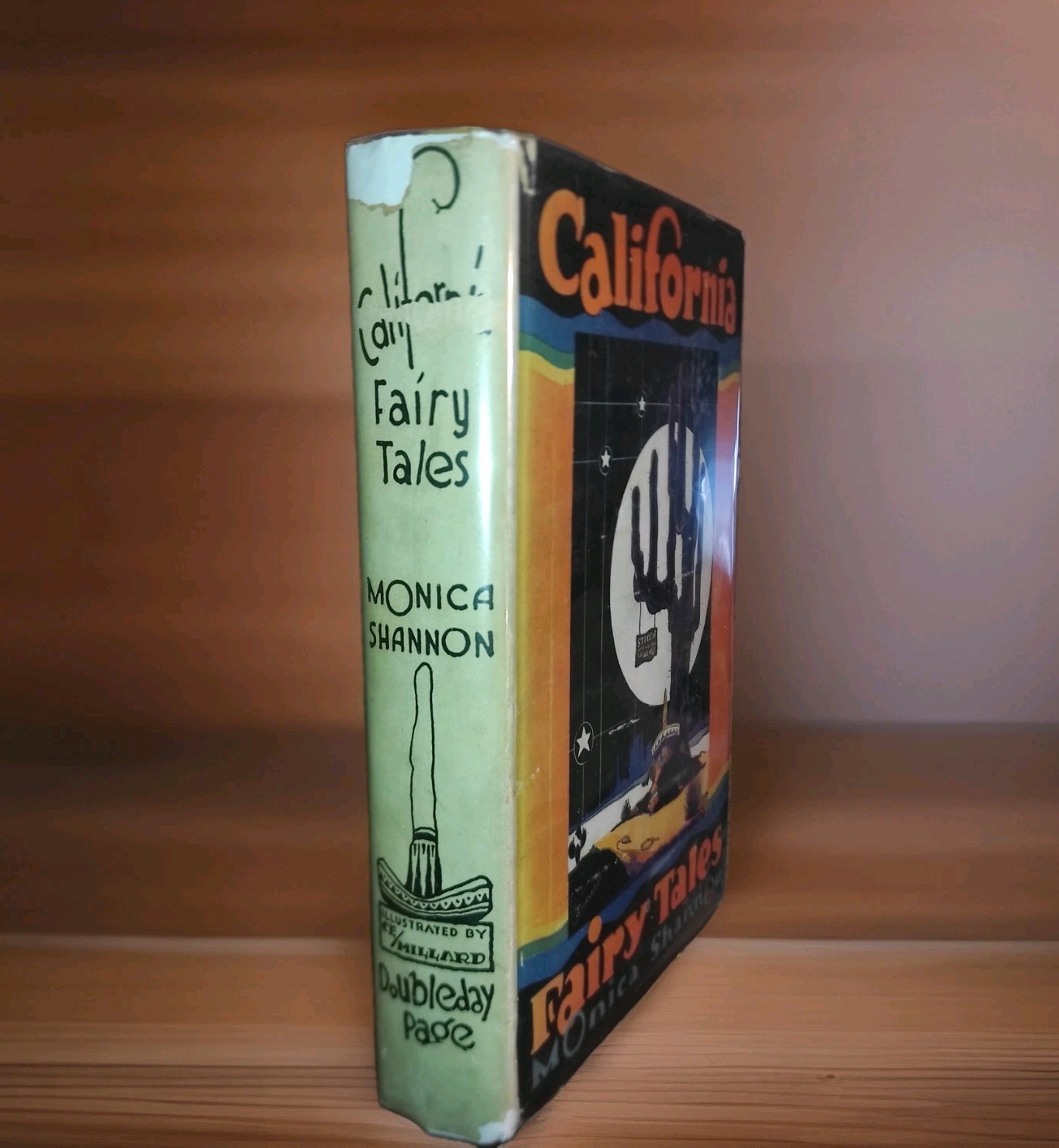 1927 California Fairy Tales Monica Shannon Doubleday Page Dust Jacket Rare VG