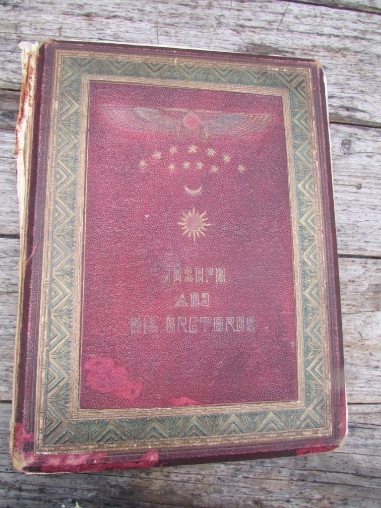 RARE HISTORIC ANTIQUE 1865 JOSEPH AND HIS BRETHREN BOOK BY DAY & SON