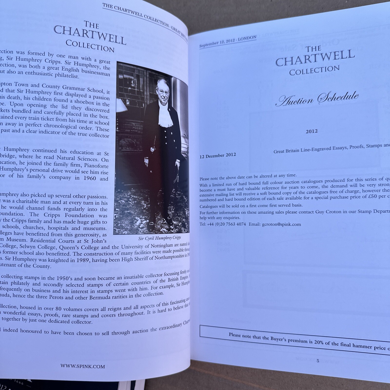 The Chartwell Collection SPINK Founded 1666(5 pcs)