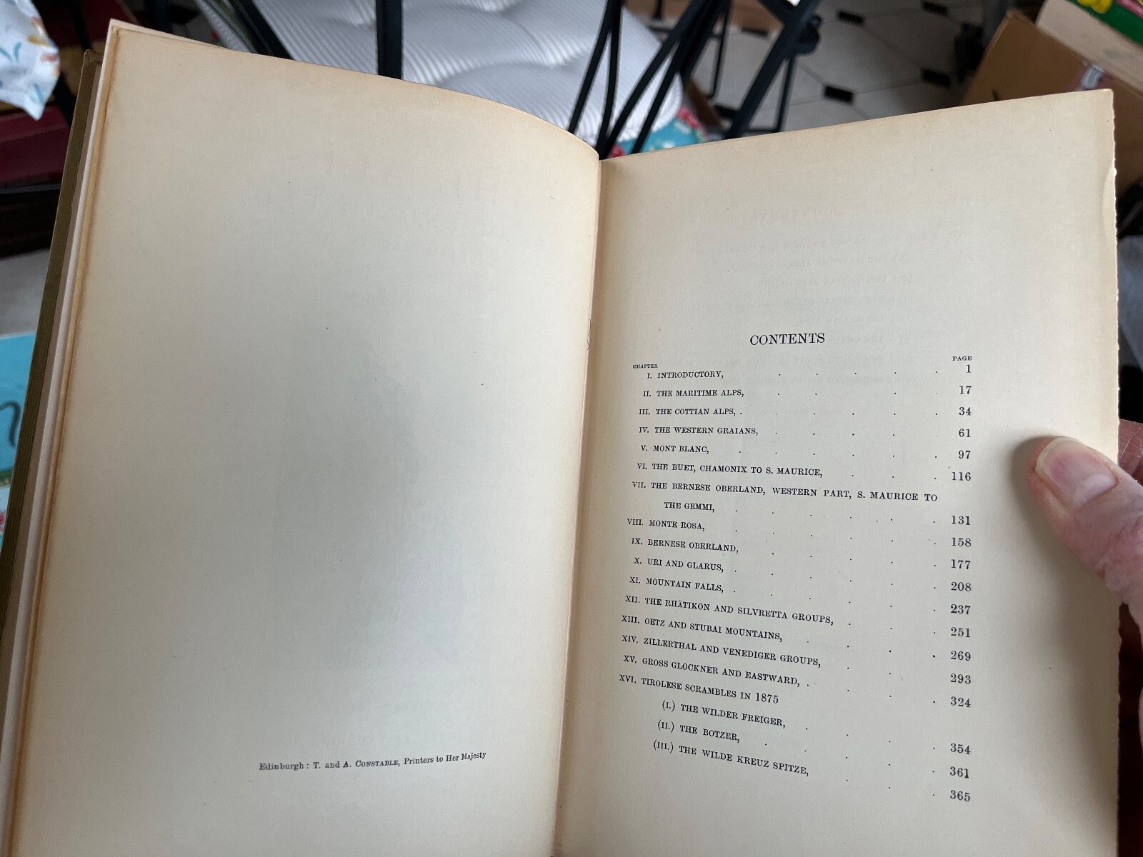 1895 book The Alps From End to End William Martin Conway hiking mountain climb
