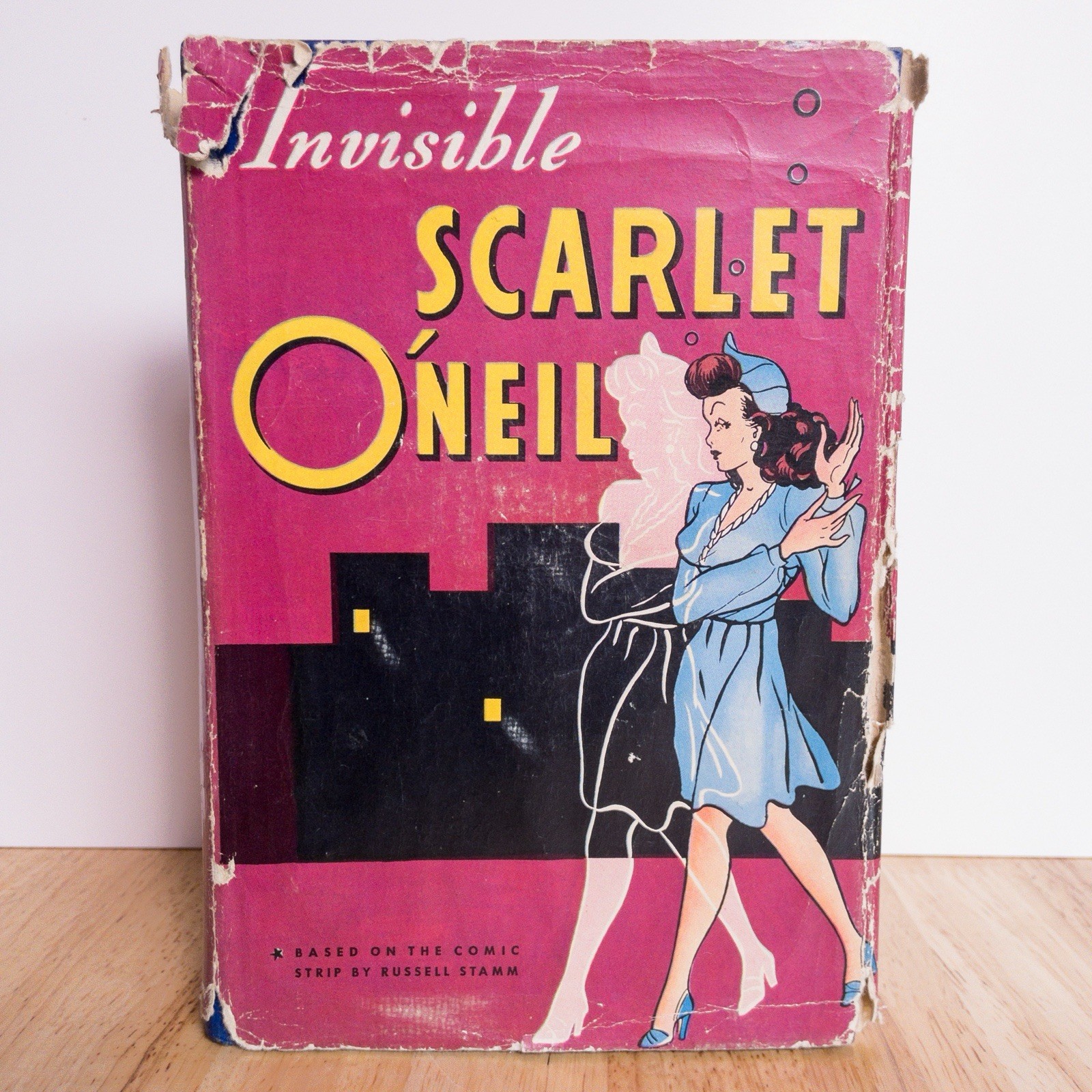 Russell Stamm INVISIBLE SCARLET O’NEIL 1943 Whitman Publishing Company HC/DJ