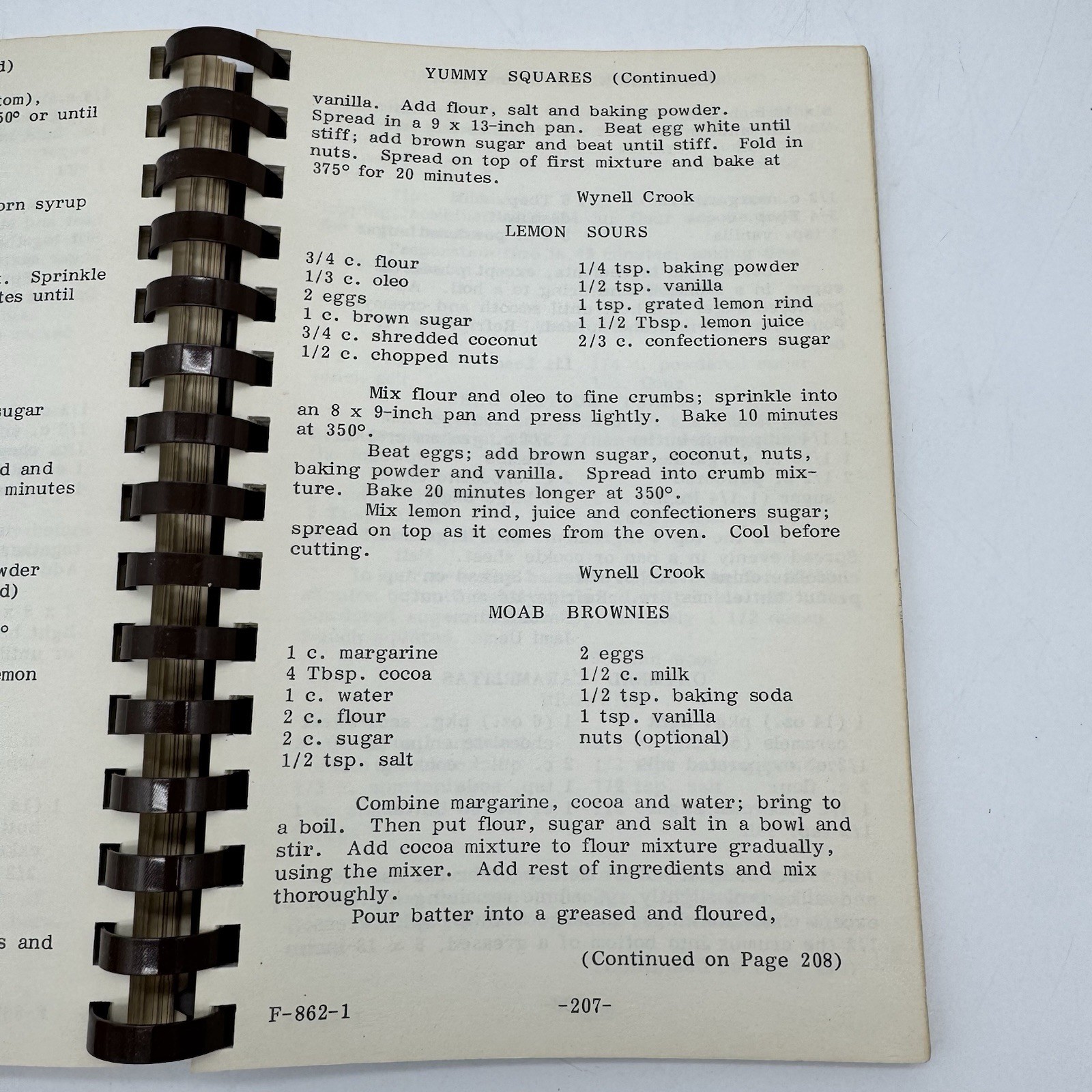 Break Bread Together Cookbook 1980 First Christian Church Scottsdale AZ Recipes