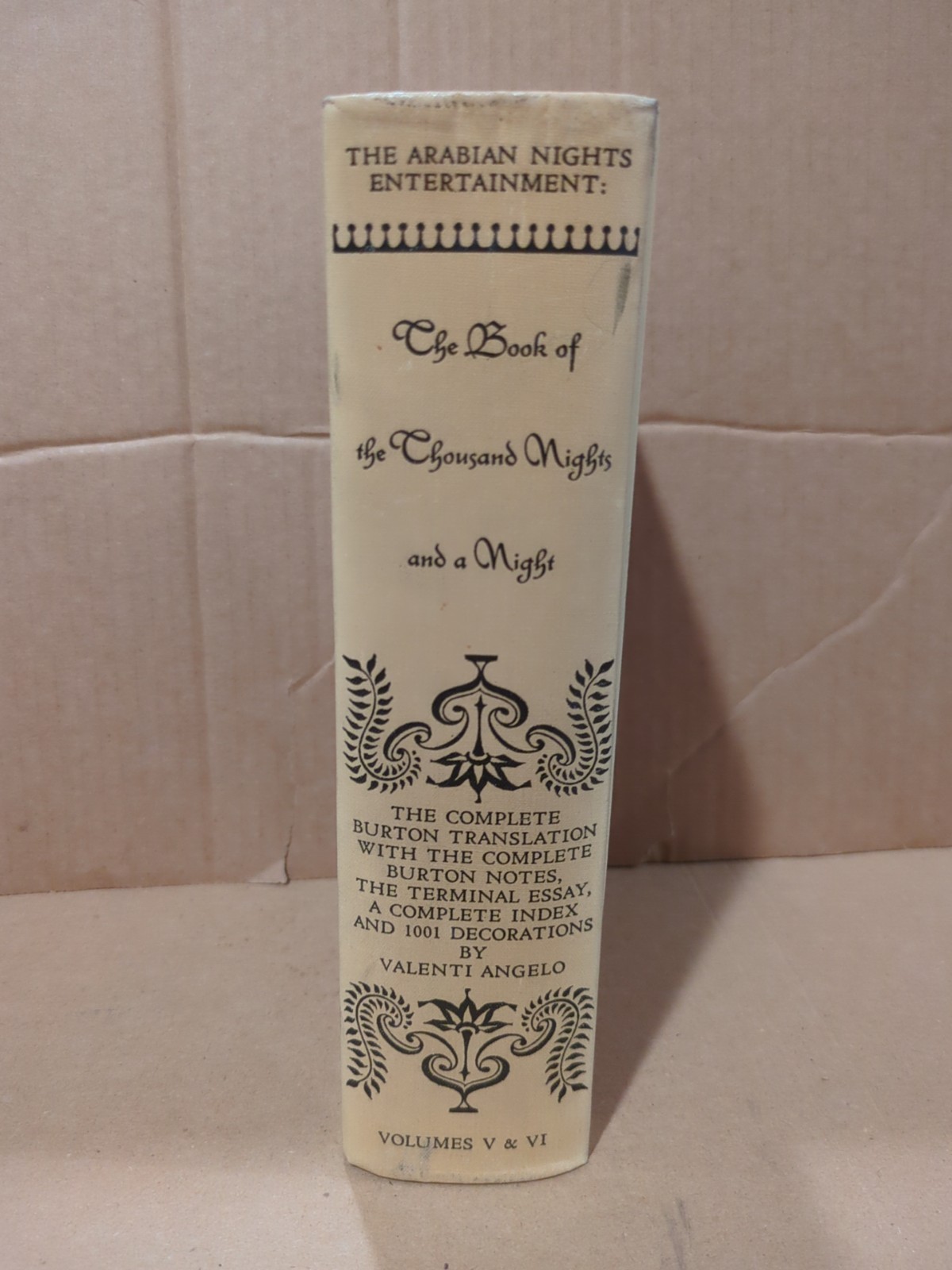 The Book of the Thousand Nights and One Night-Vol V & VI Valenti Angelo-1934