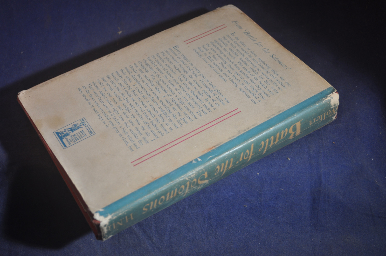 1943 *1st/3rd* Battle for the Solomons by Ira Wolfert *WW2*
