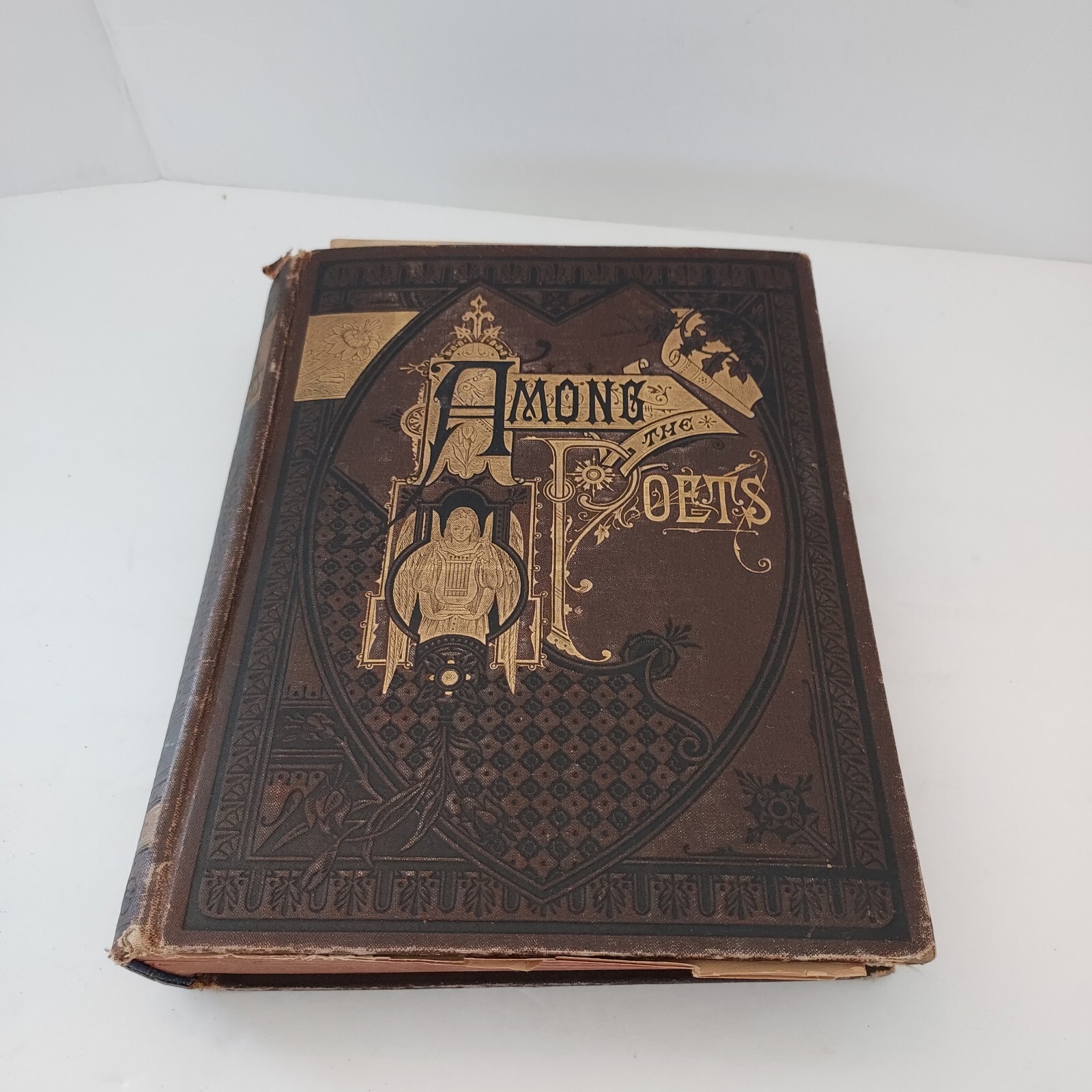 Antique Among The Poets 1881 By J.A. Ruth & Company Art Deco Look
