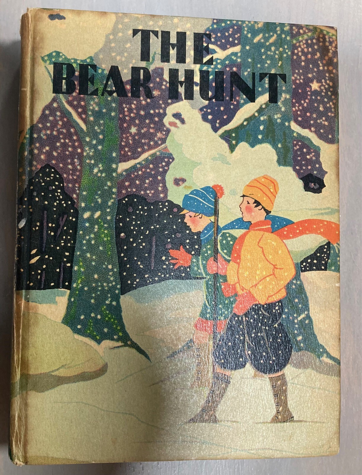 The Bear Hunt Dick & Janet Cherry Series Howard Garis 1930 McLoughlin 1st ed.