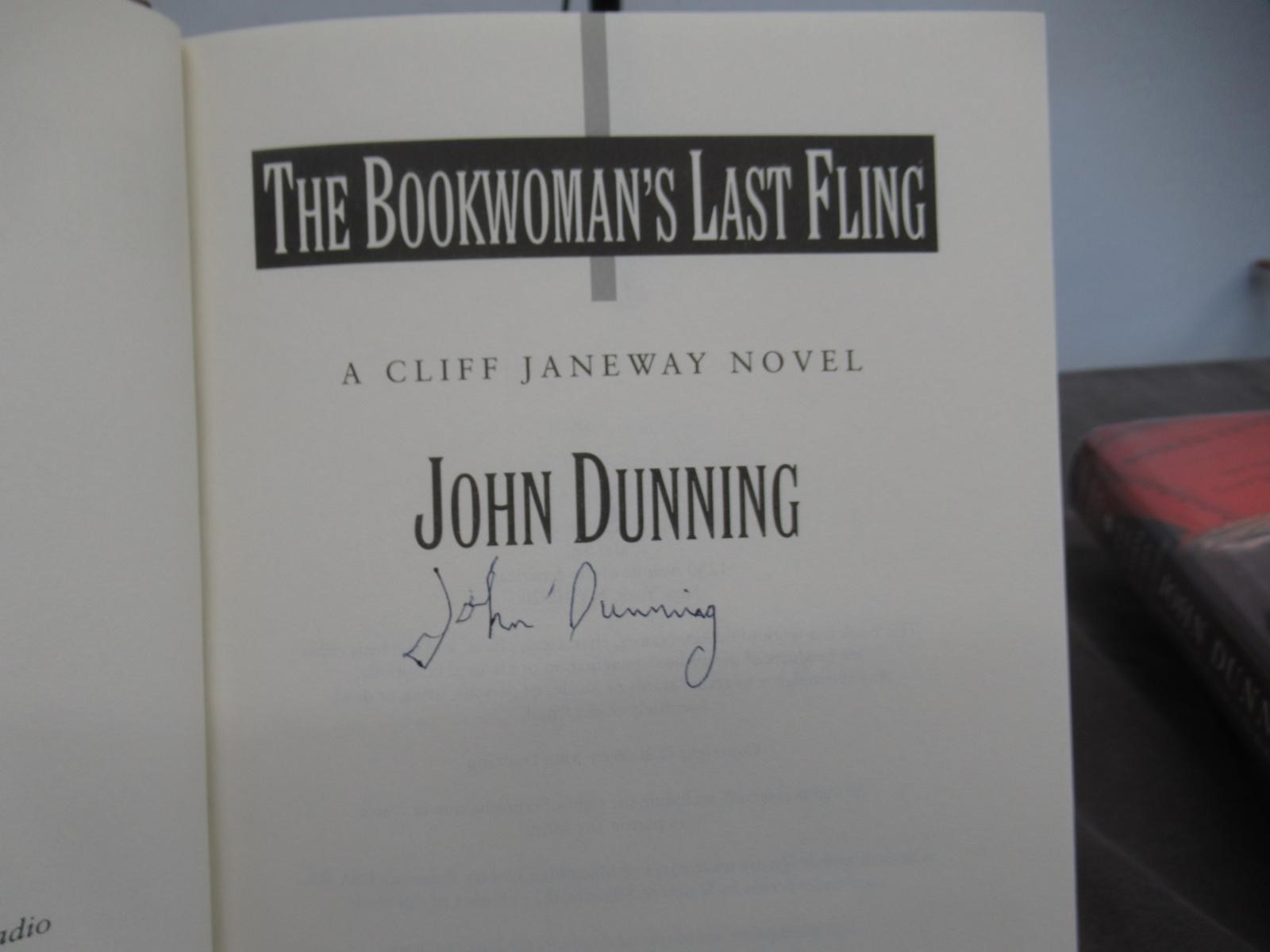 5 Signed 1st ed JOHN DUNNING Bookman Cliff Janeway Novels HCDJ rd12