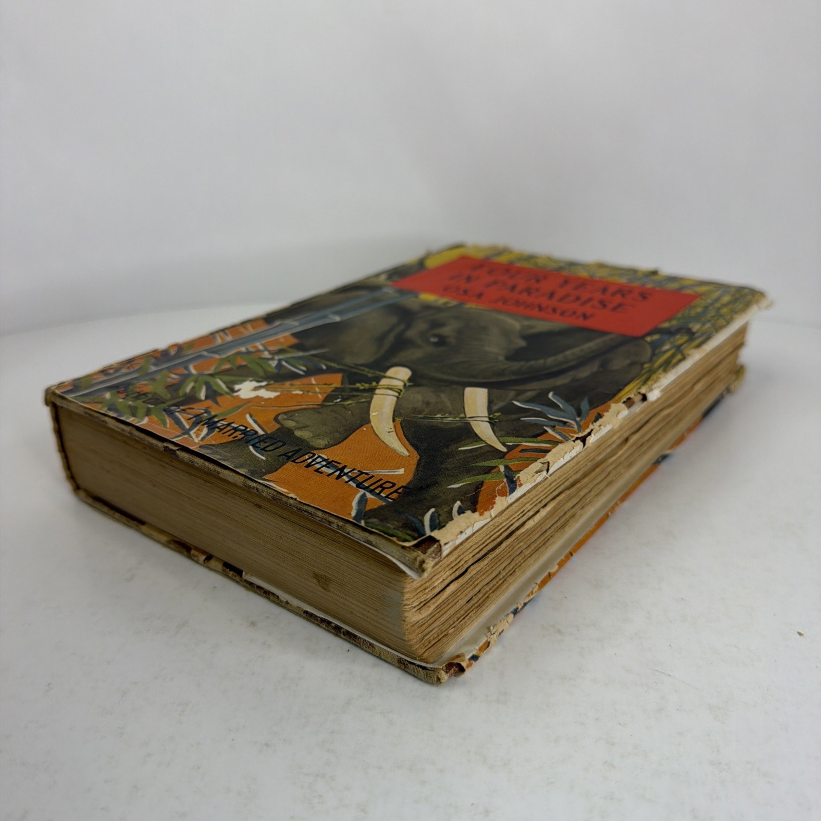 Four Years in Paradise 1941 First Edition by Osa Johnson Hardcover Dust Jacket