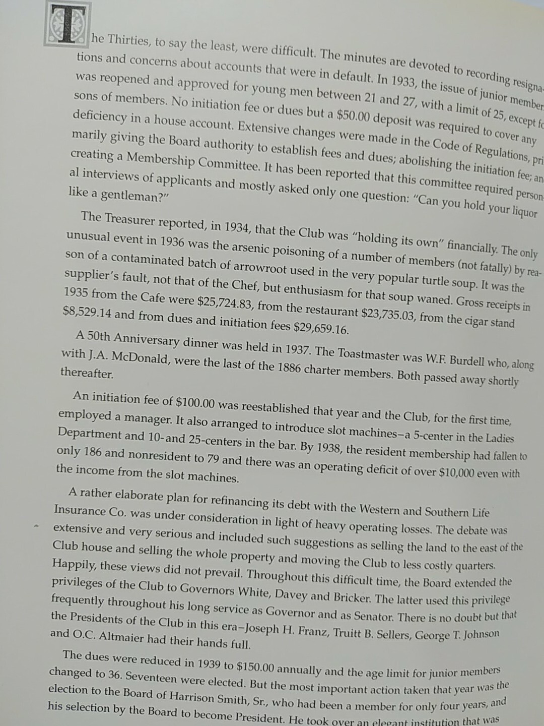 Ohio HistoryThe Columbus Club: A Chronicle of Tradition and Influence, 1886-1987
