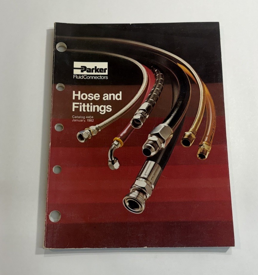 Parker Scientific Hose & Fittings Catalog Manual Guide Book Ephemera Catalog