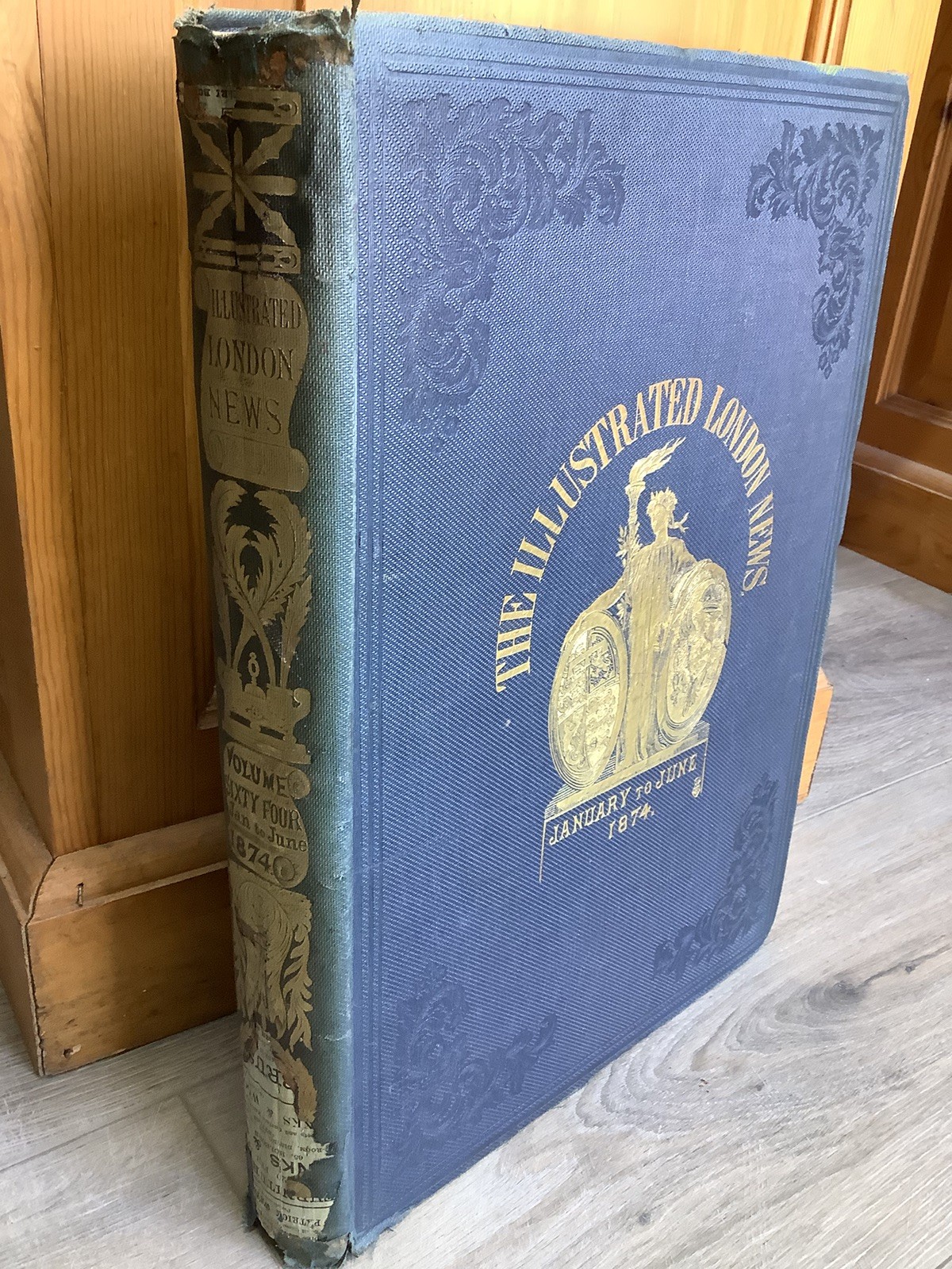 The Illustrated London News 1874 Bound Volume Jan-June