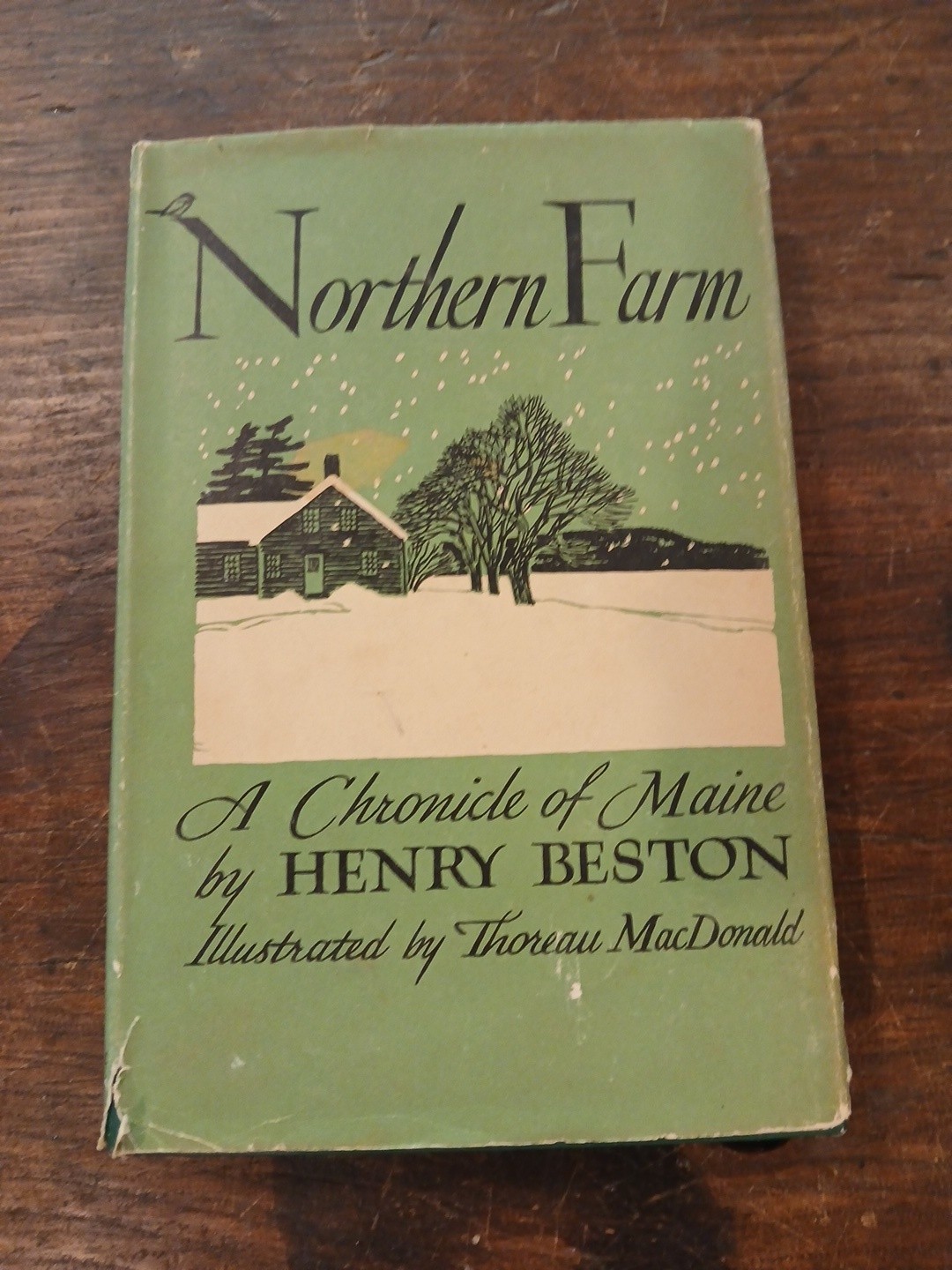 Northern Farm Henry Beston 1948 Illustrated Signed Maine Chronicle Book