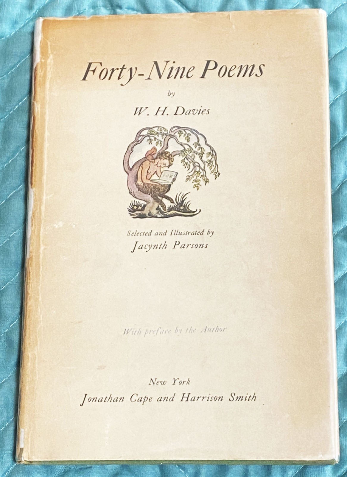 W H Davies / FORTY-NINE POEMS 1st Edition 1929