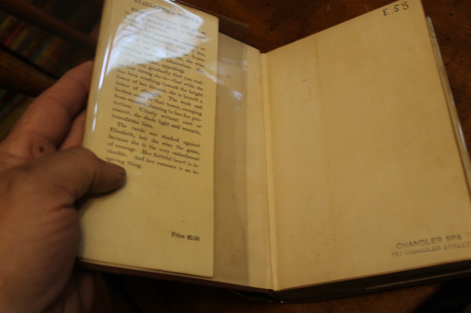 Elizabeth’s Tower ~ Margaret Weymouth Jackson ~ 1926 Bobbs-Merrill HCDJ 1ED