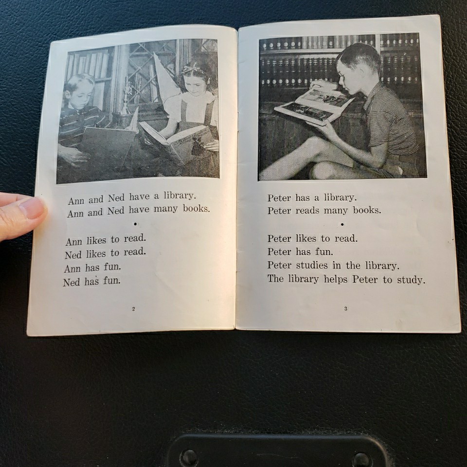 Library Eleanor Johnston Unit Study Book No. 110, 1939 Educational Book