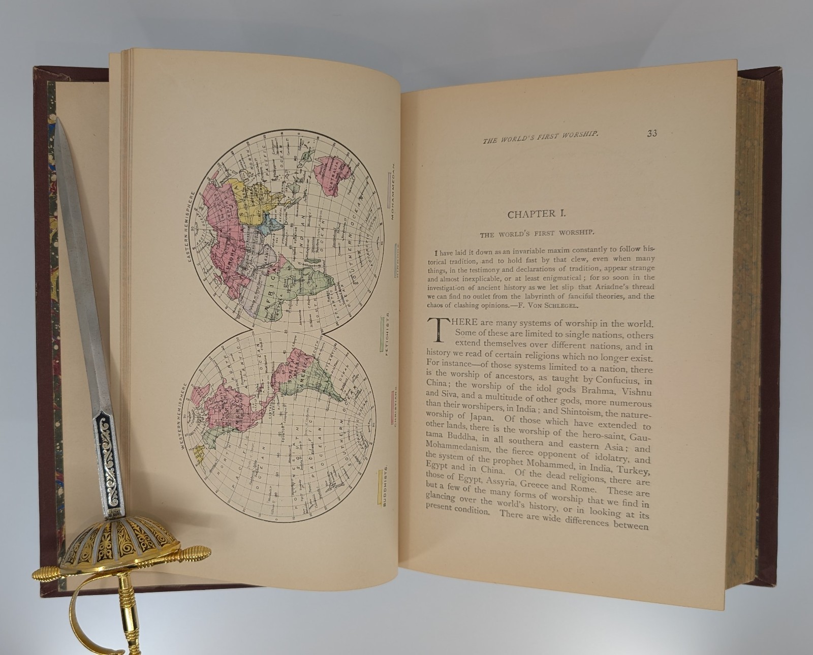 Error’s Chains: How Forged and Broken 1884 Antique Victorian Occult History Book