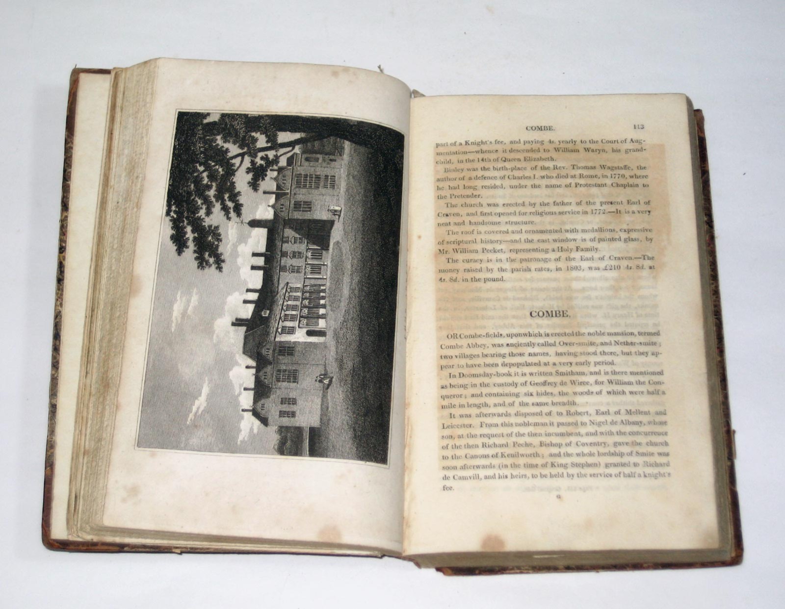 WARWICKSHIRE, A Concise Topographical Description : Sir William Dugdale – 1817
