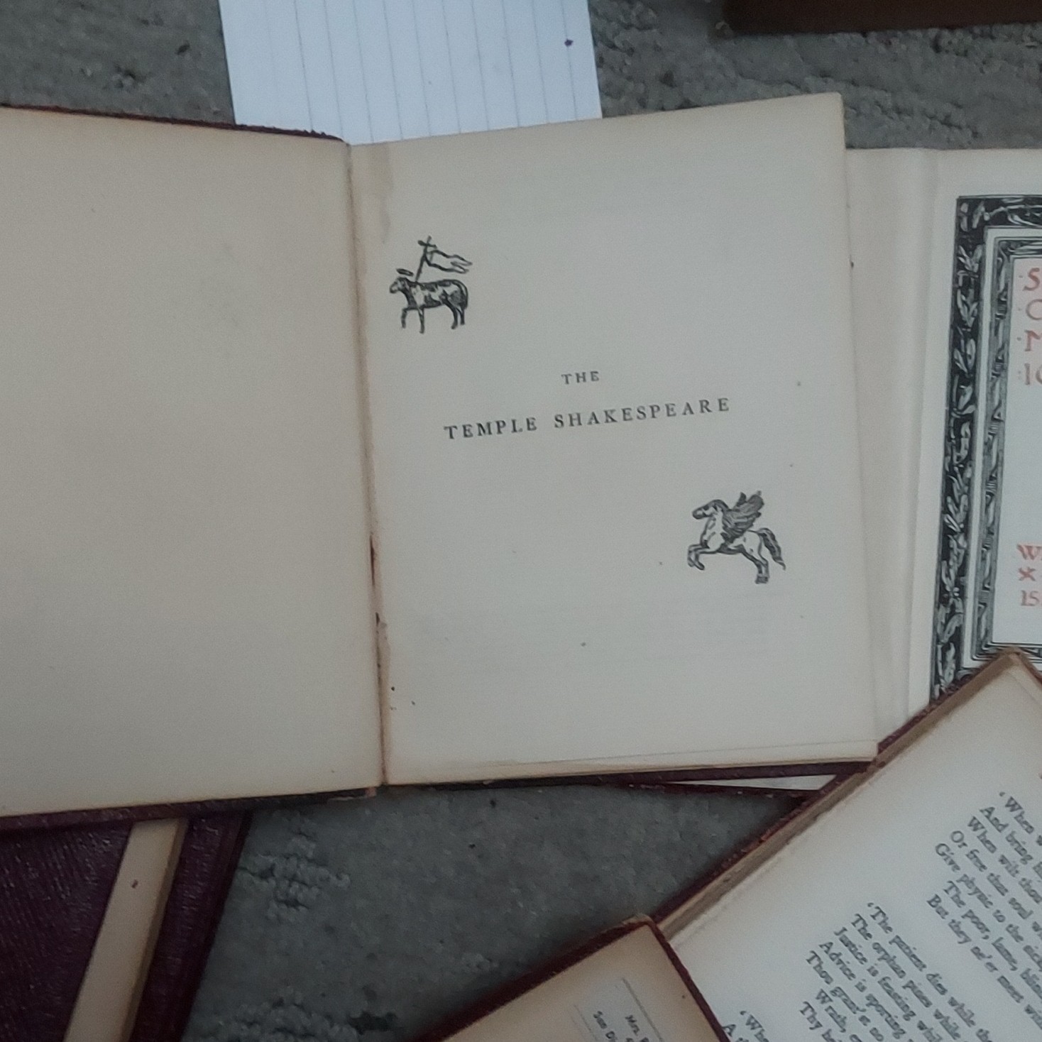 1894-1908 11 Vol SET William Shakespeare Temple Vintage leathercover J.M.Dent