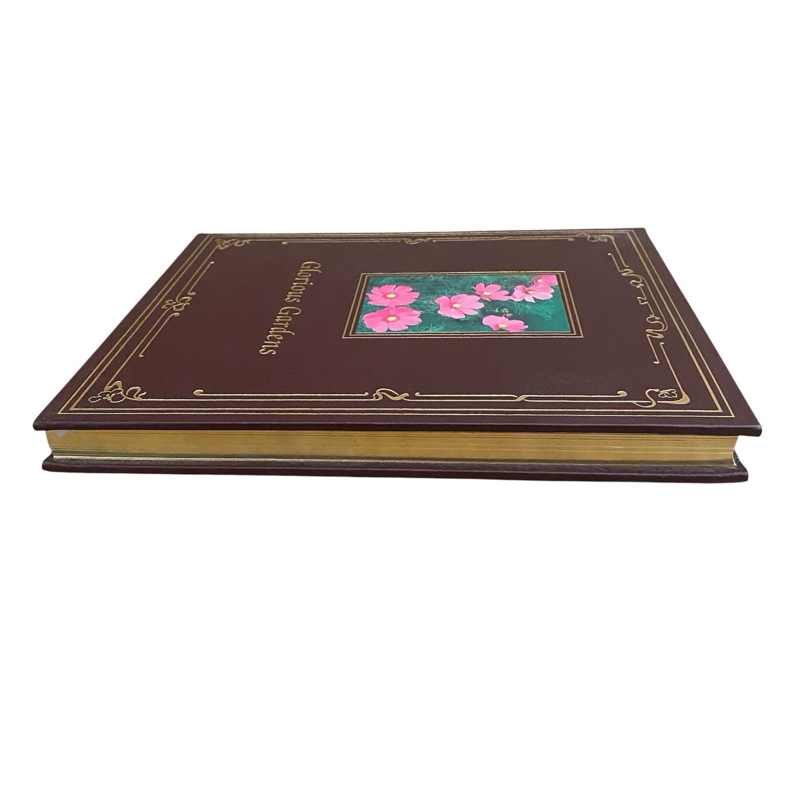 „Glorious Gardens“ Roundtable Press Leather Bound HC Jaqueline Heriteau Book