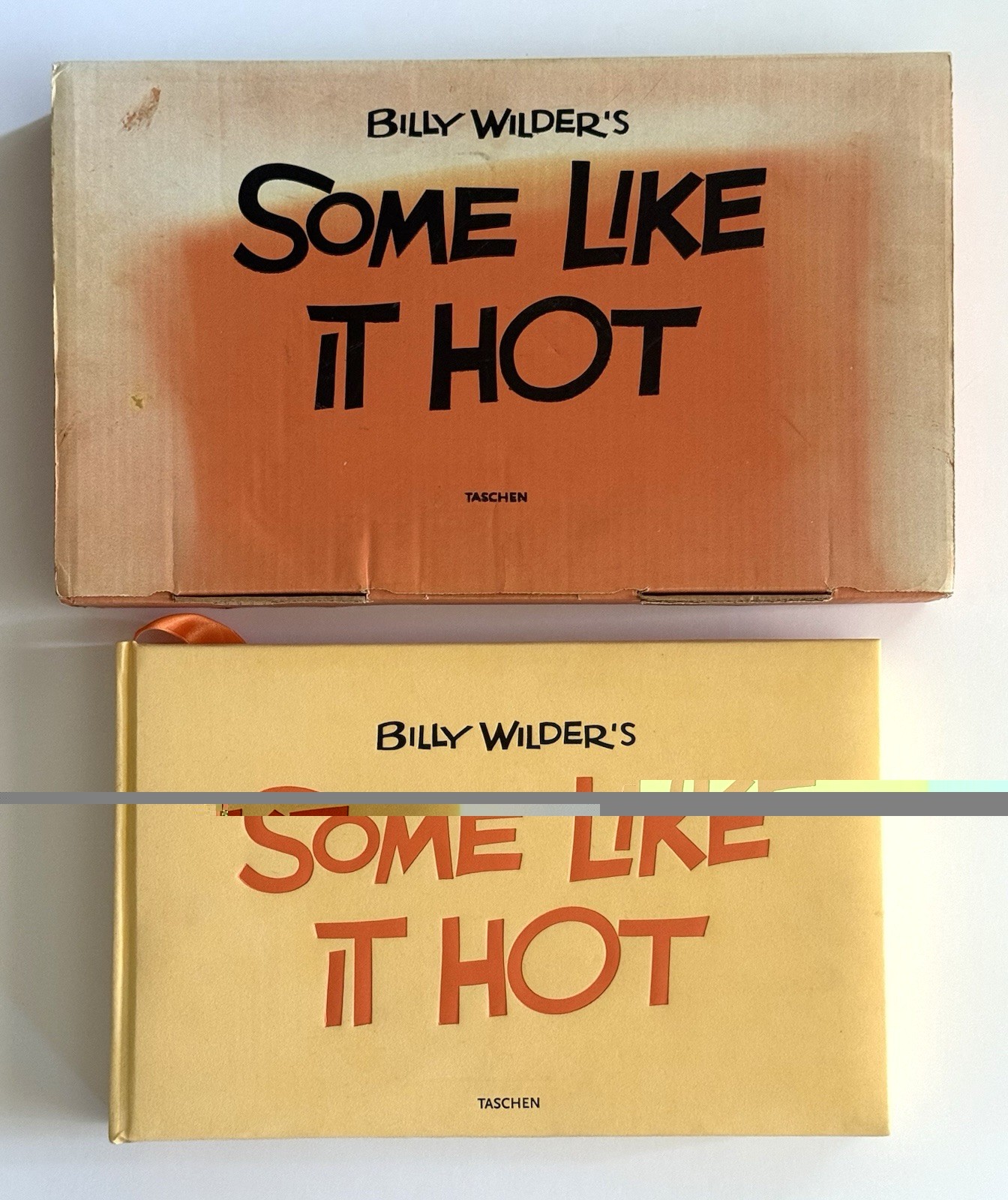 Billy Wilder’s SOME LIKE IT HOT 2001 Taschen Felt Hardcover Book w/ Inserts
