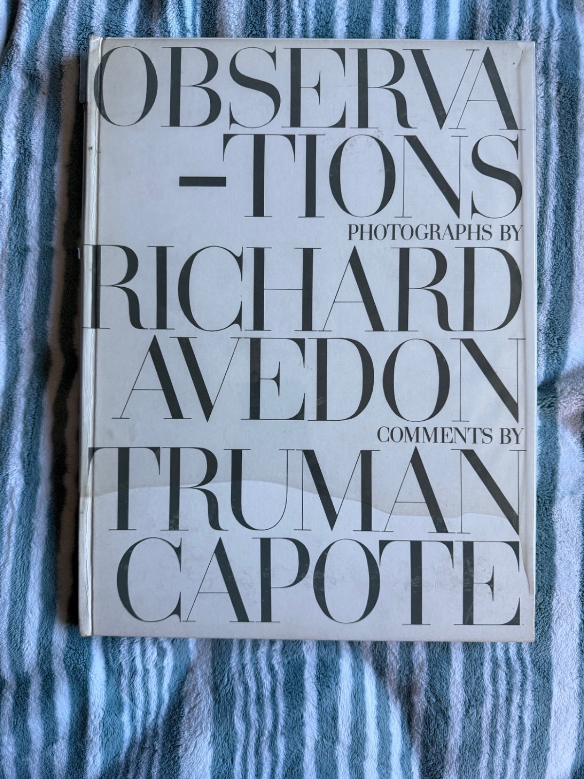 SIGNED COLLECTIBLE Richard Avedon 1st Ed 1959 Observations HC w/Slipcase