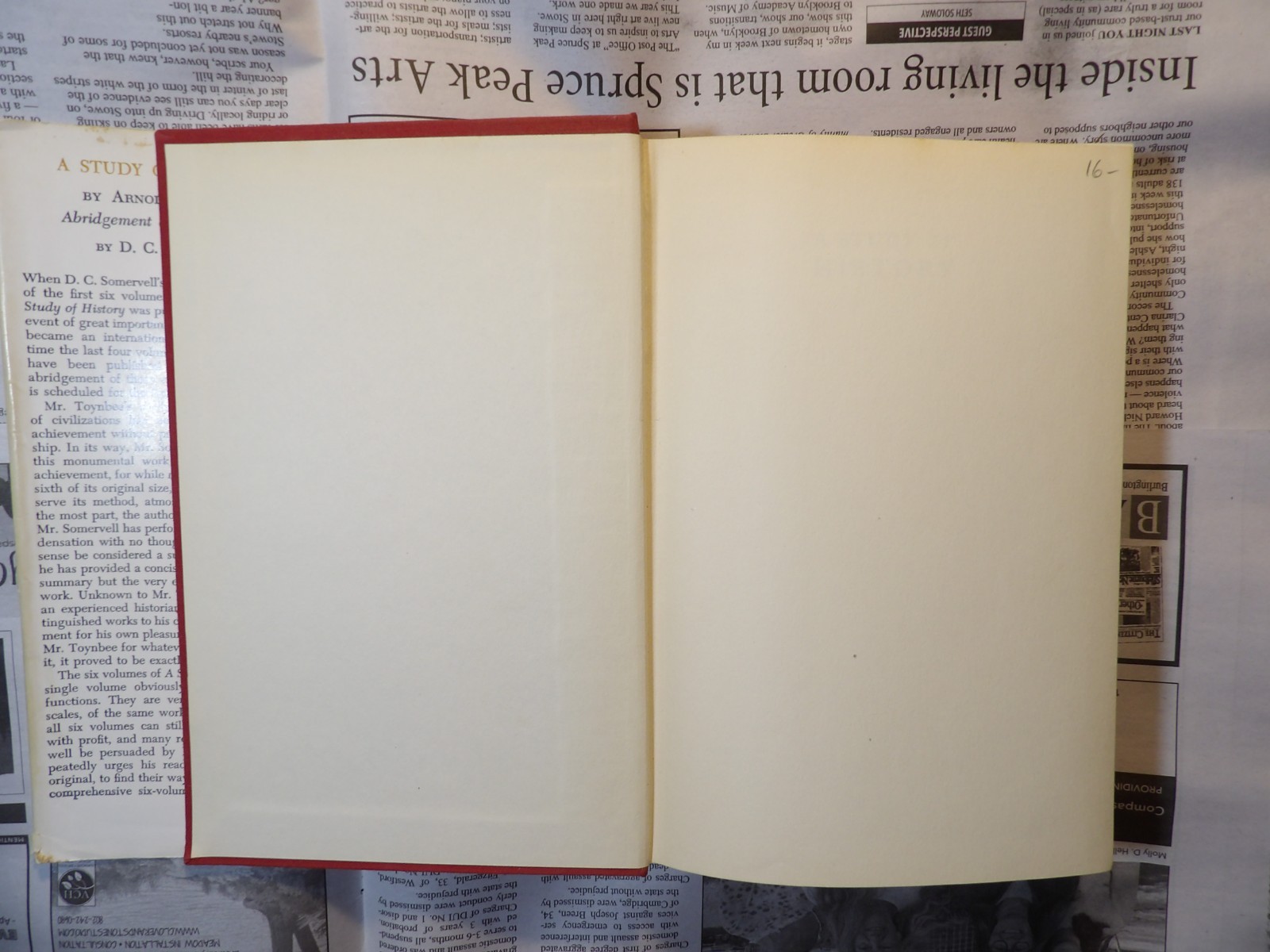 A Study of History – Toynbee – Somervell – Fifteenth Printing 1961 Ronald Clyne