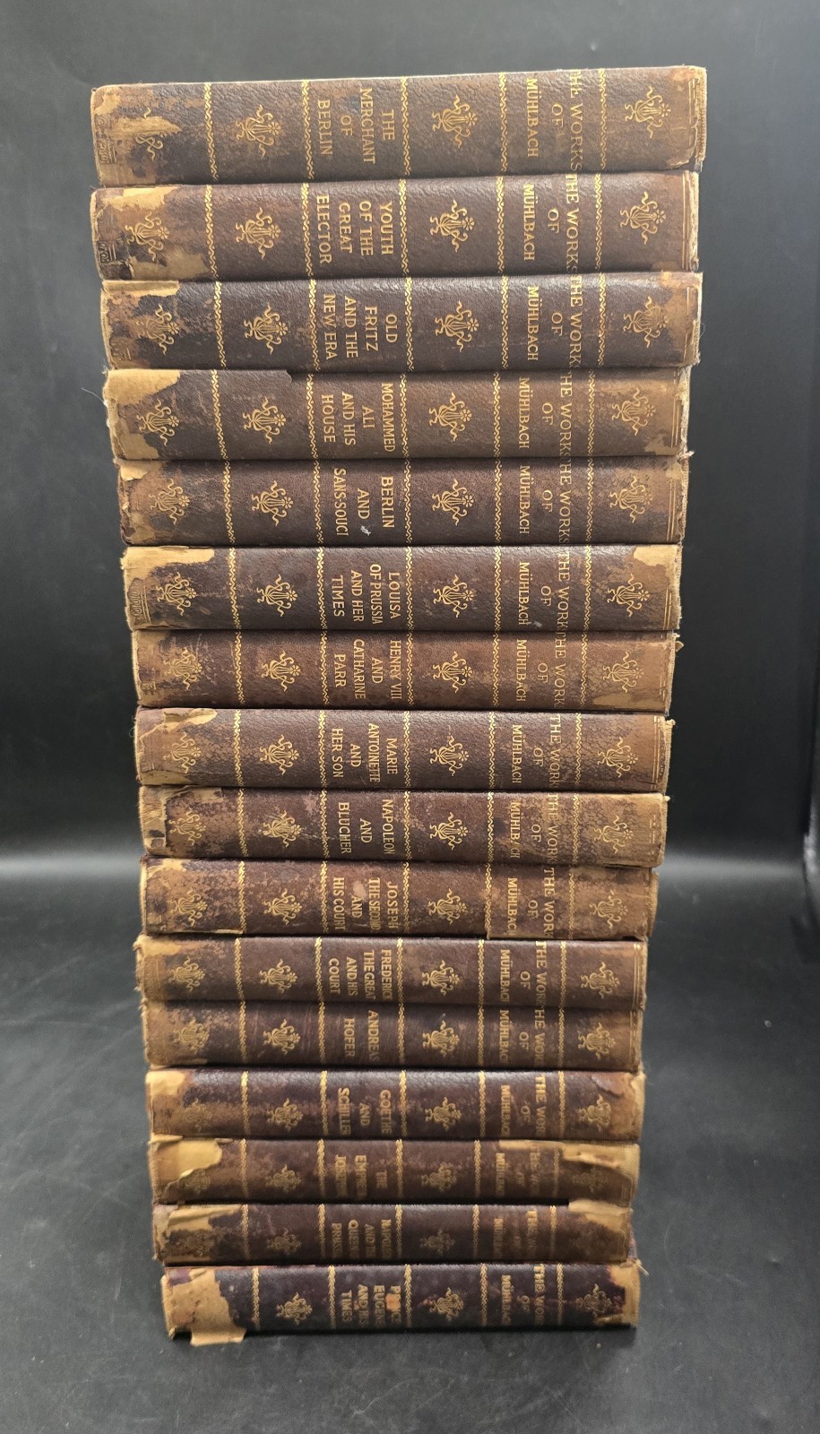 Antique Lot Of 16 Works Of L. Muhlbach 1915