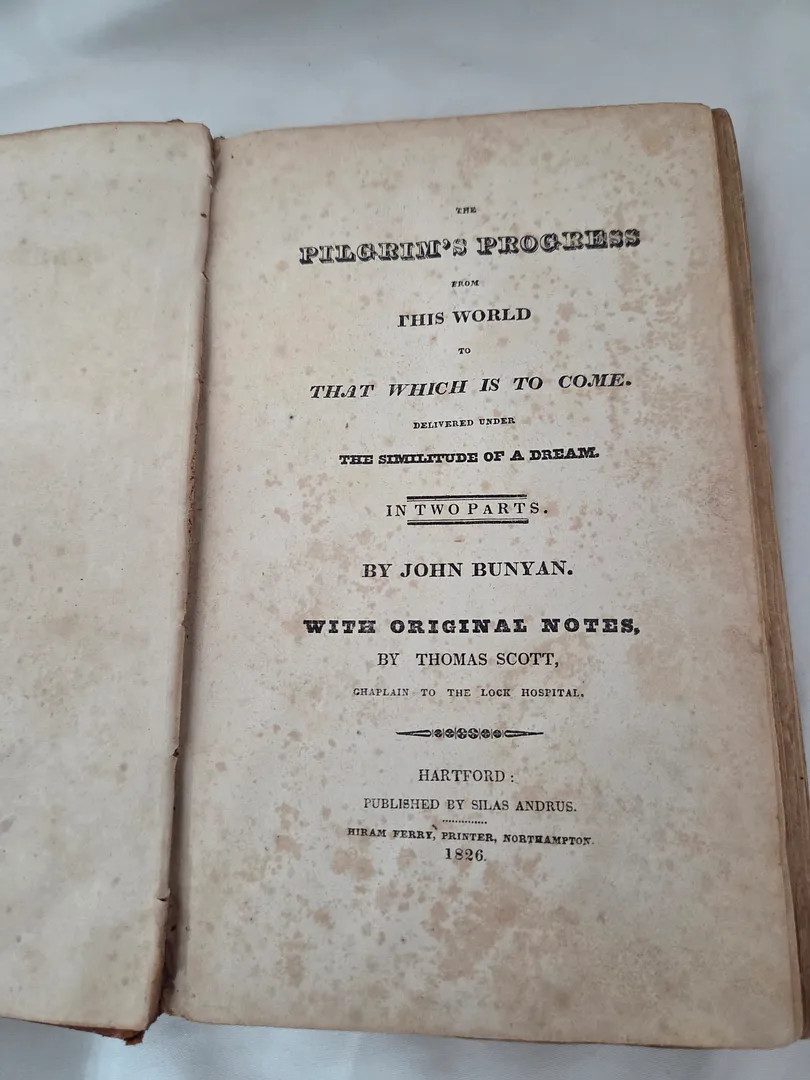 The Pilgrim’s Progress; John Bunyan; 1826; Silas Andrus