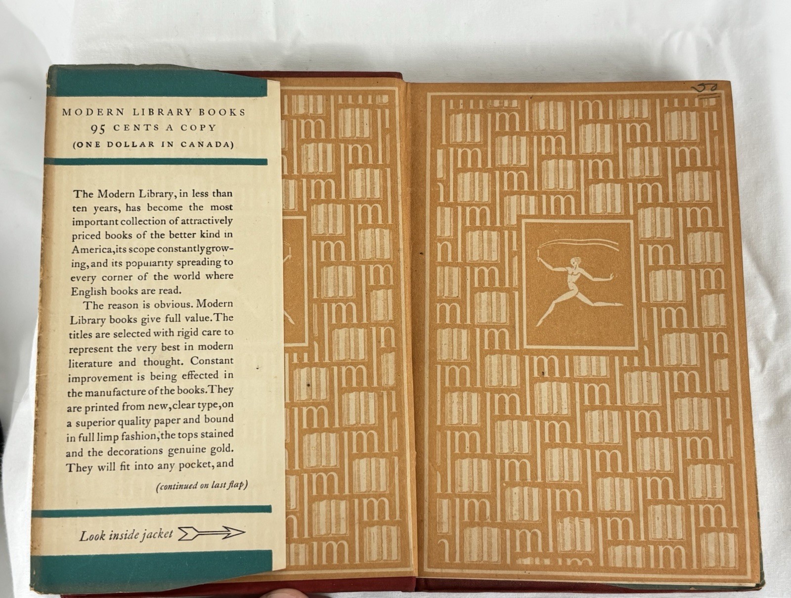 Extremely Rare Against The Grain First Modern Library Edition With Dust Jacket