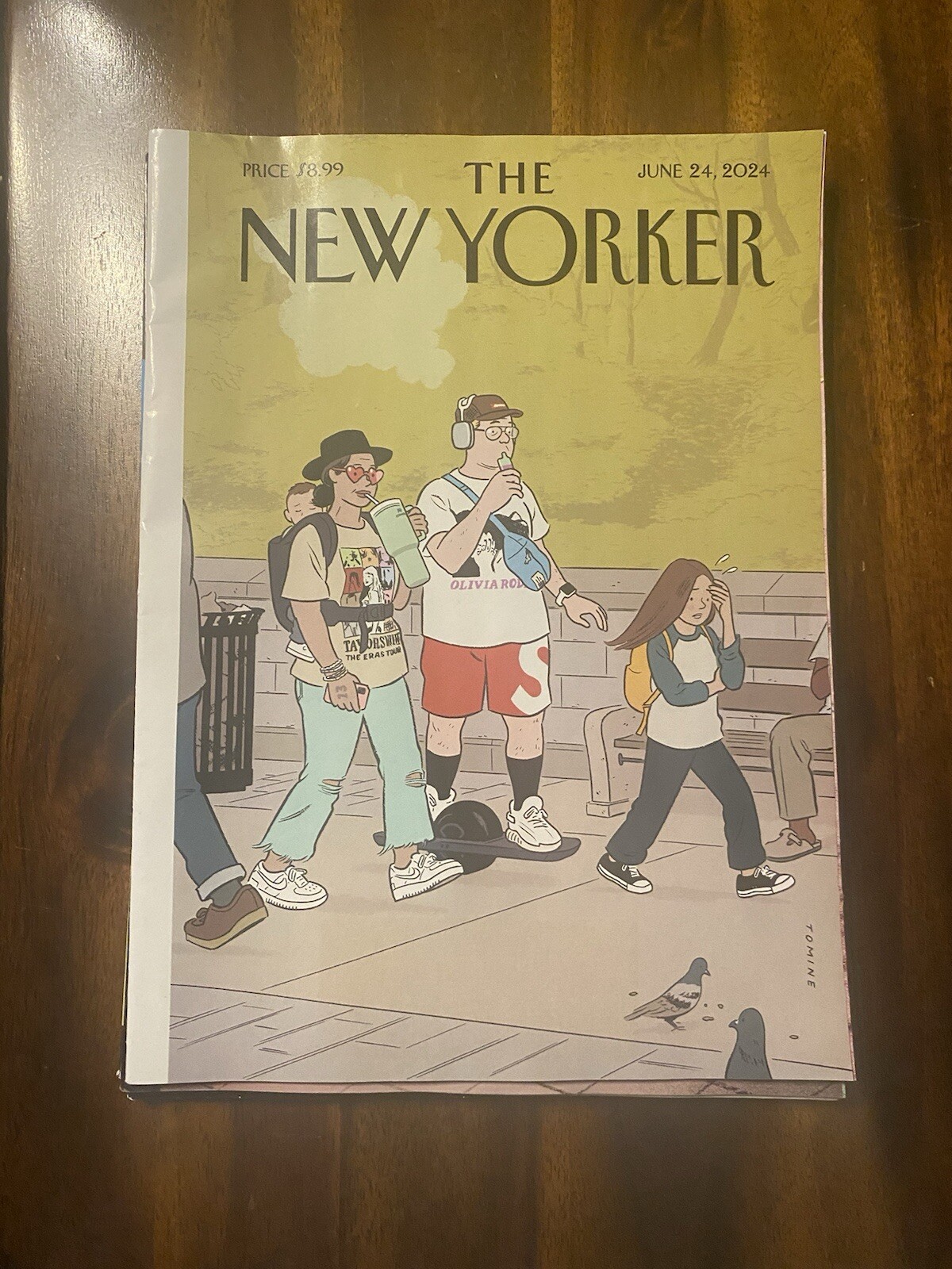 The New Yorker Magazine June 24, 2024 “ETERNAL YOUTH” by Adrian Tomine Cover NEW
