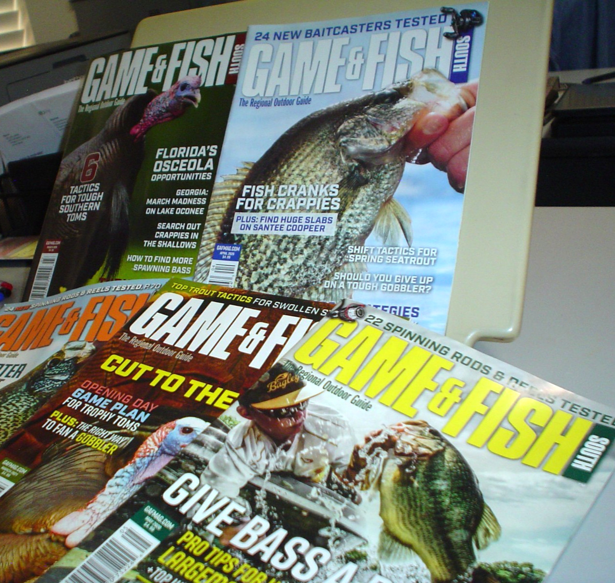 GAME & FISH SOUTH MAGAZINE 2020 2021 LOT OF 5 MAGAZINES Regional Outdoor Guide