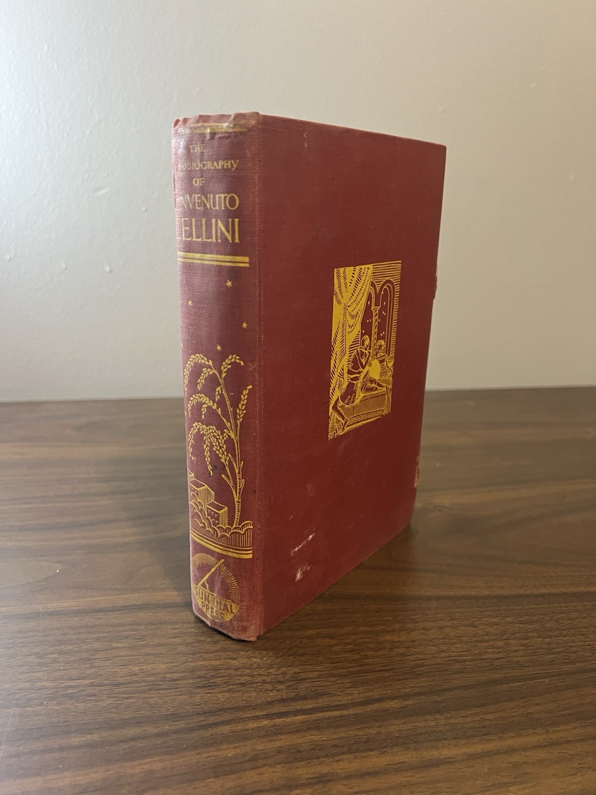 The Autobiography Benvenuto Cellini New Illustrated Edition Translated 1932 Vtg