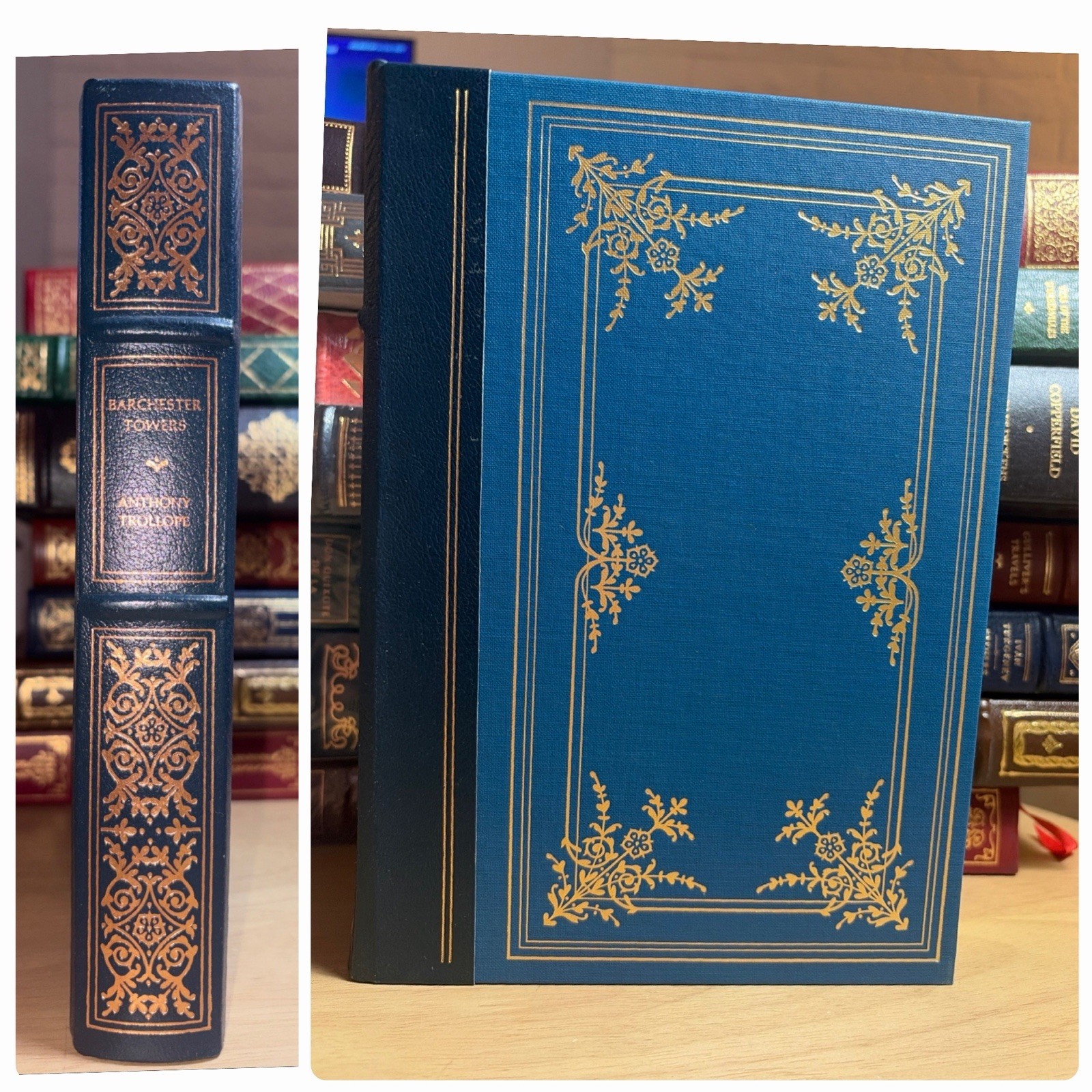 Barchester Towers by Anthony Trollope Franklin Library 1982 1/4 Leather ~ FINE