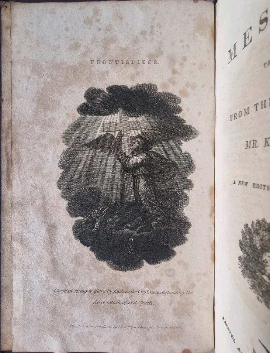 1808 The Messiah Klopstock Full Leather Binding Antique Christian Literature