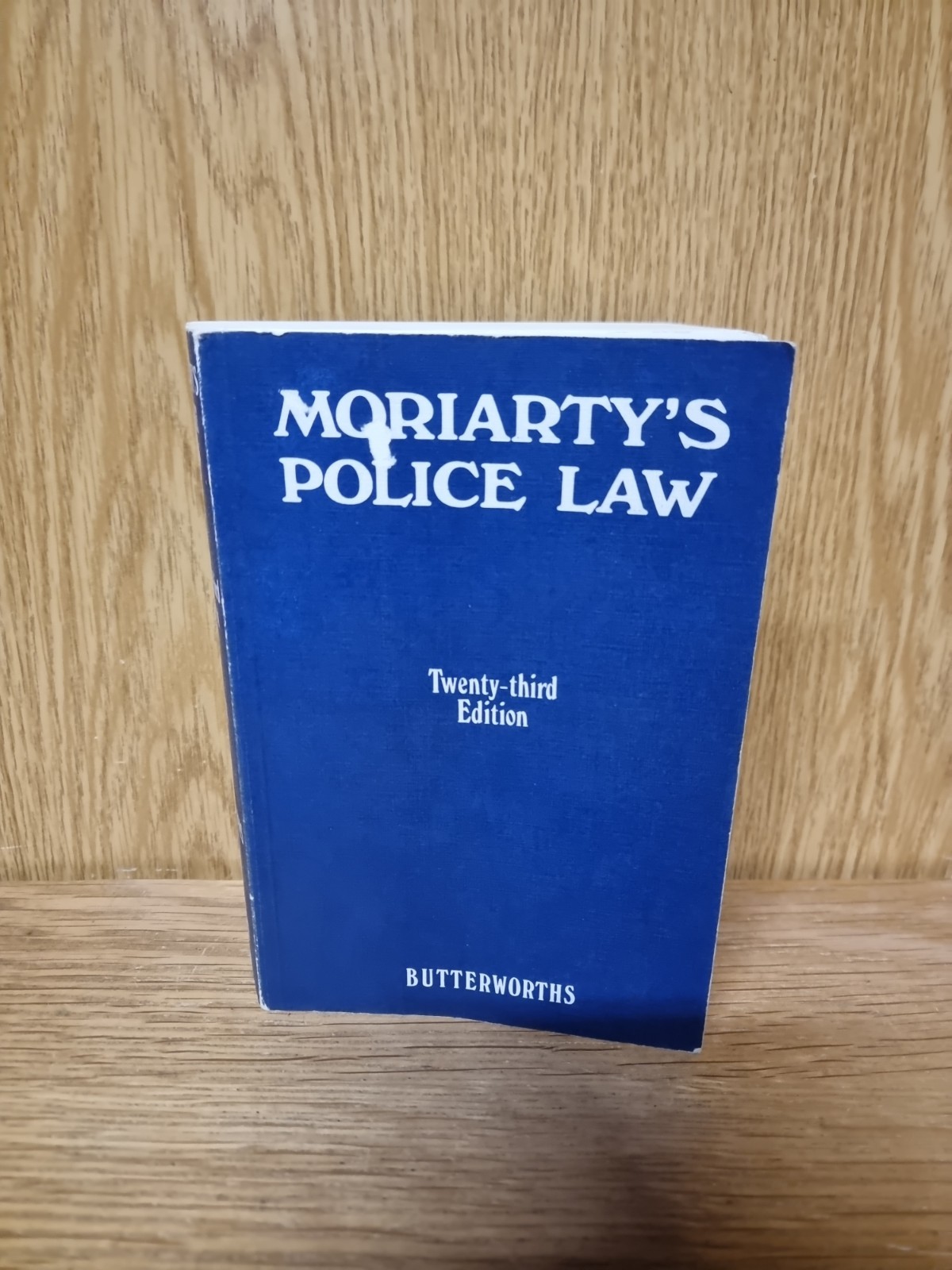 MORIARTY’S POLICE LAW – 23rd Edition (1976) – Butterworths Softcover (4810)