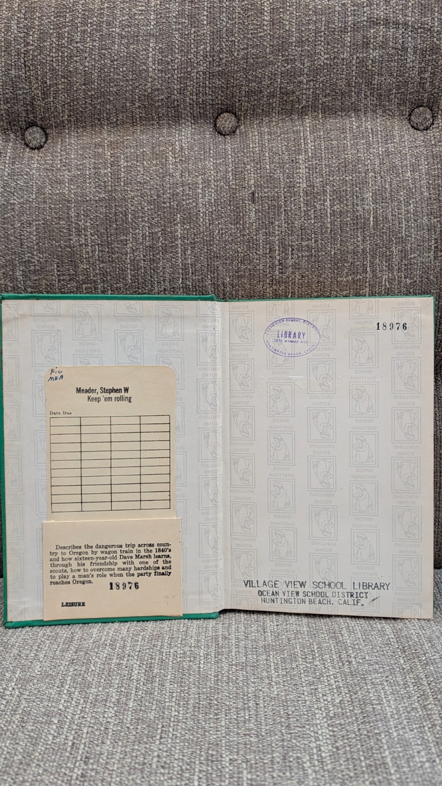Vintage Book 1967 First Edition „Keep ‚Em Rolling“ by Stephen W. Meader