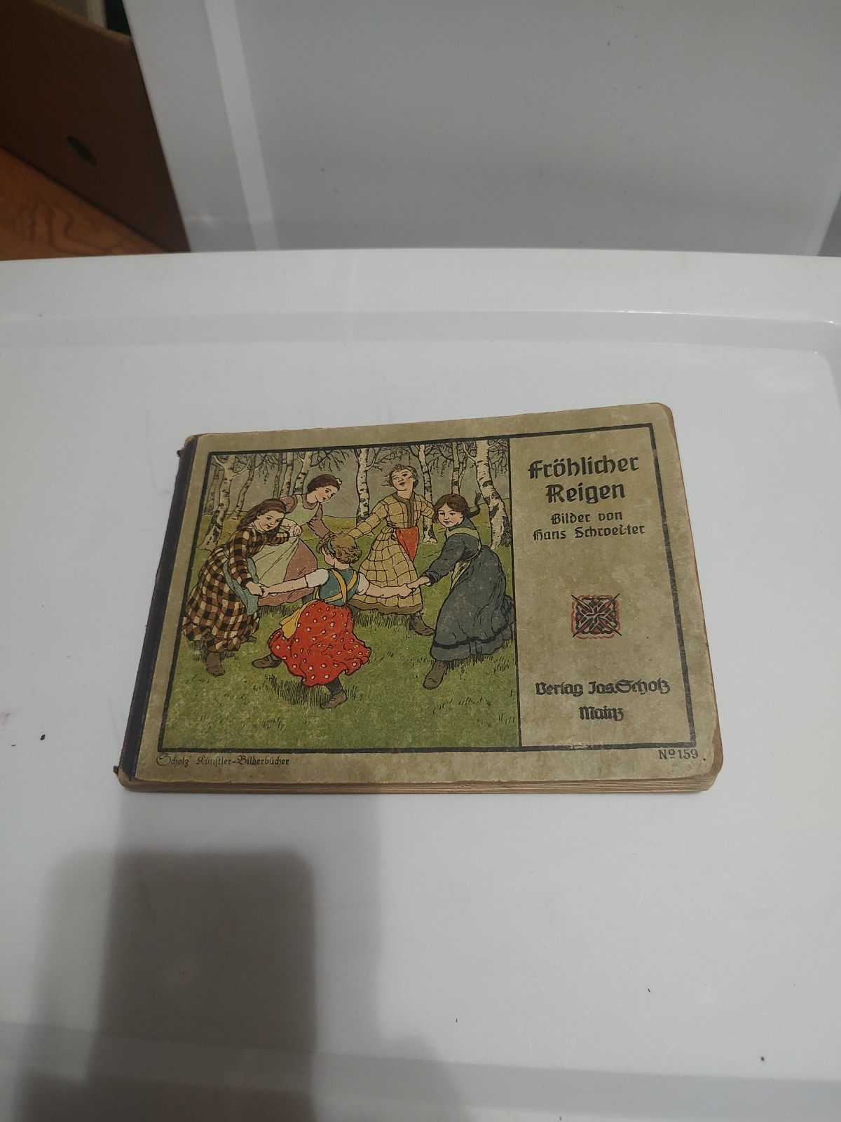 Fröhlicher Reigen c1908 Hans Schroeder Jugendstil German Children’s Book