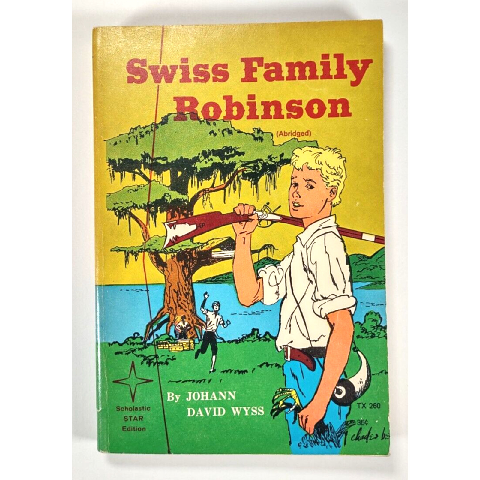 Swiss Family Robinson By Johann David Wyss 1960 Abridged Scholastic PB TX 260
