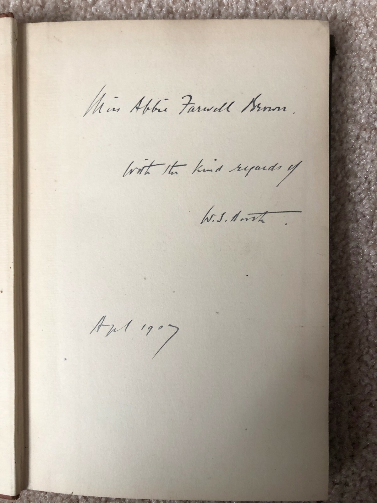 Practical Guide for Authors 1907 SIGNED William Stone Booth Abbie Farwell Brown