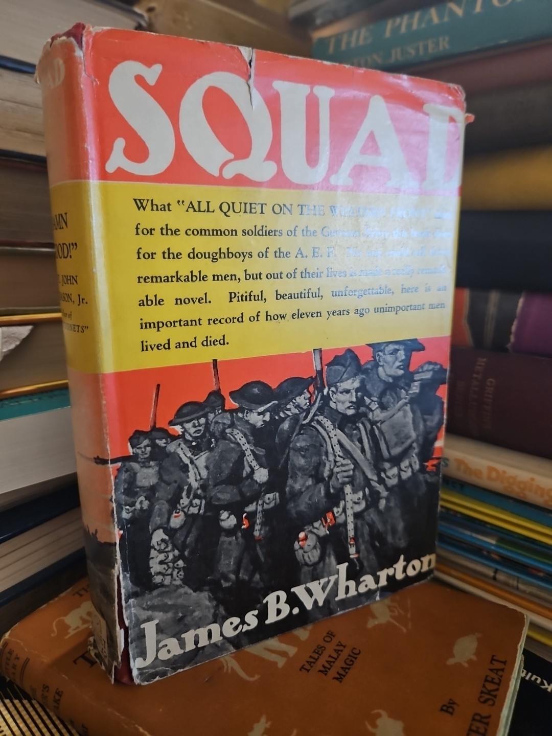 1928 SQUAD James B Wharton Coward-McCann, Inc 1st Edition WWI