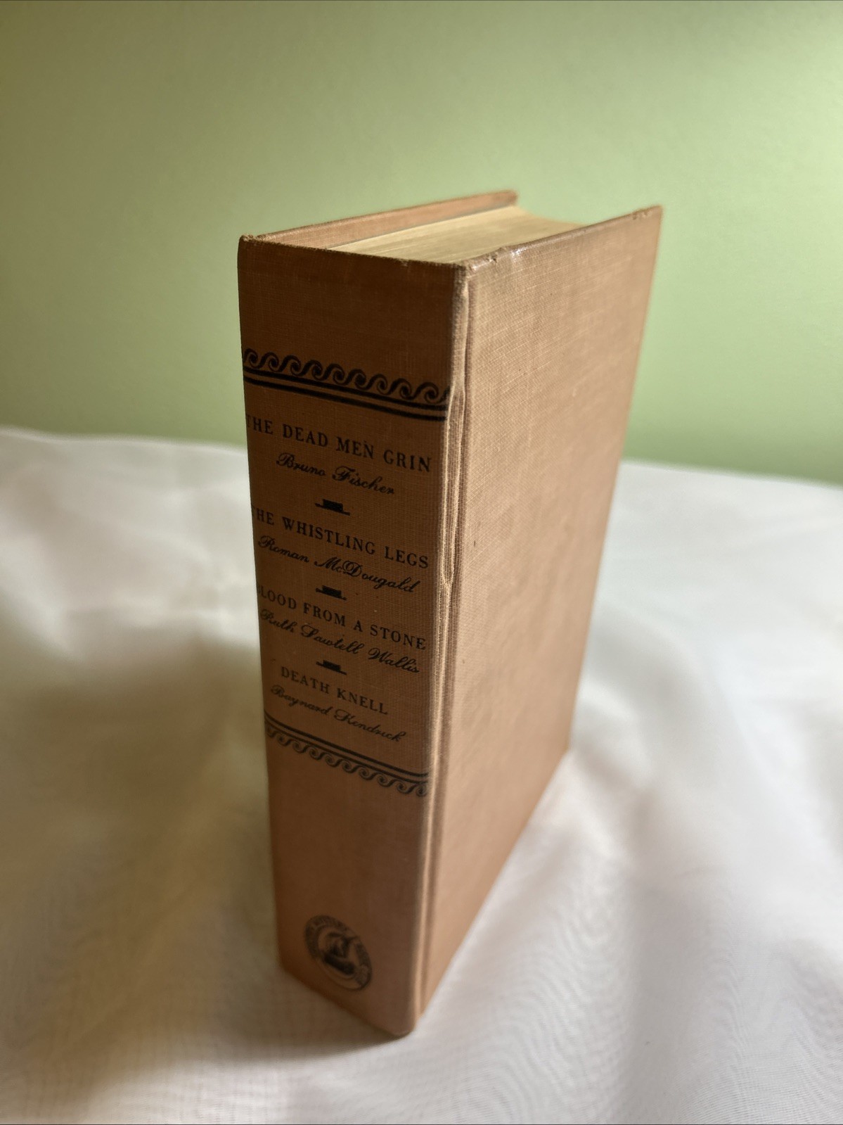 Unicorn Mystery Book Club volume, 4 mystery novels, 1946 hardcover Unicorn Press
