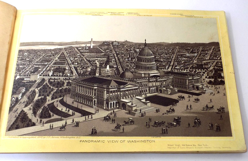 1897 J.F. Jarvis Washington & Vicinity View Booklet Sepia Toned Prints